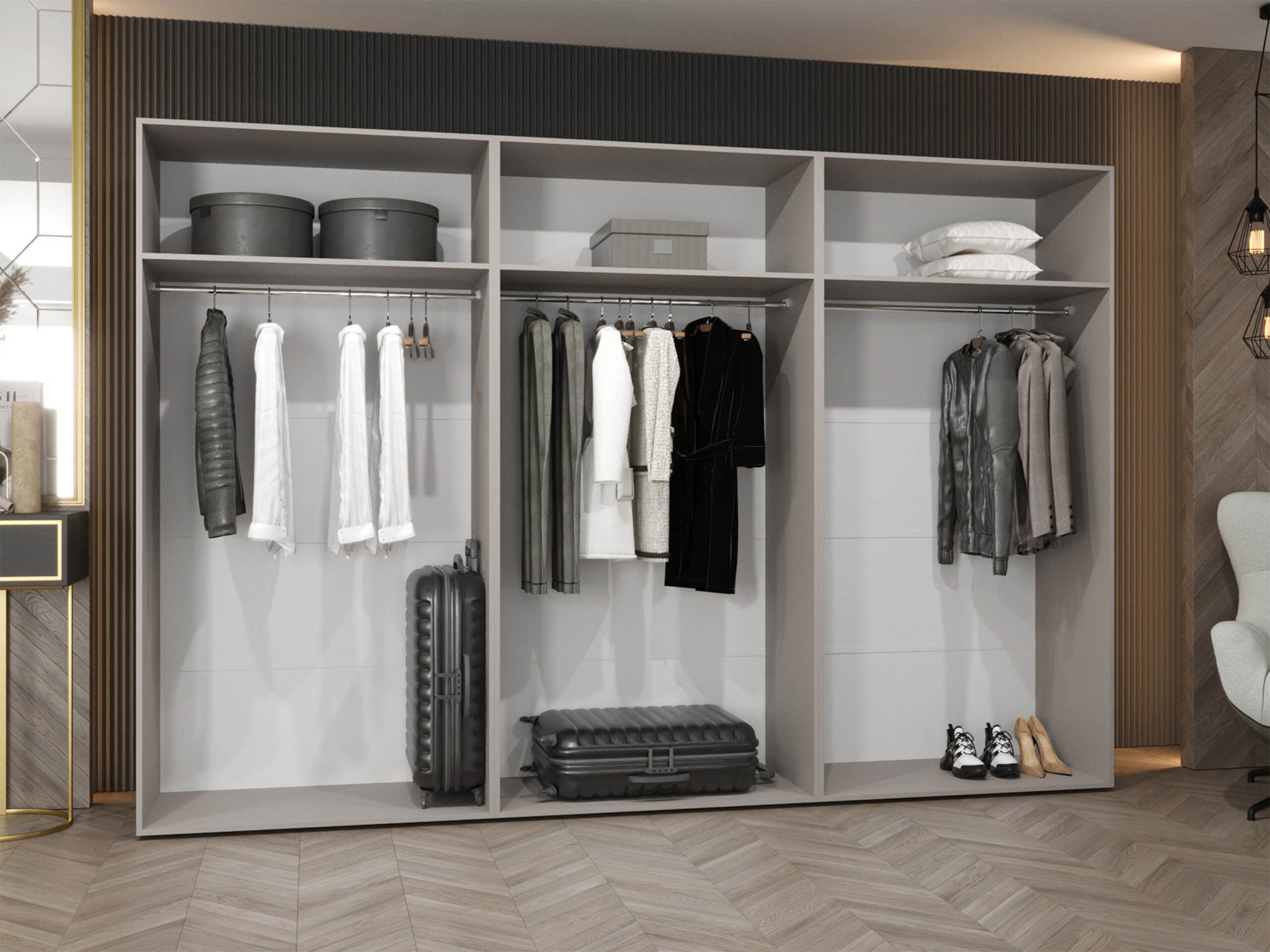 Kledingkast Hartford 602 (Wit)