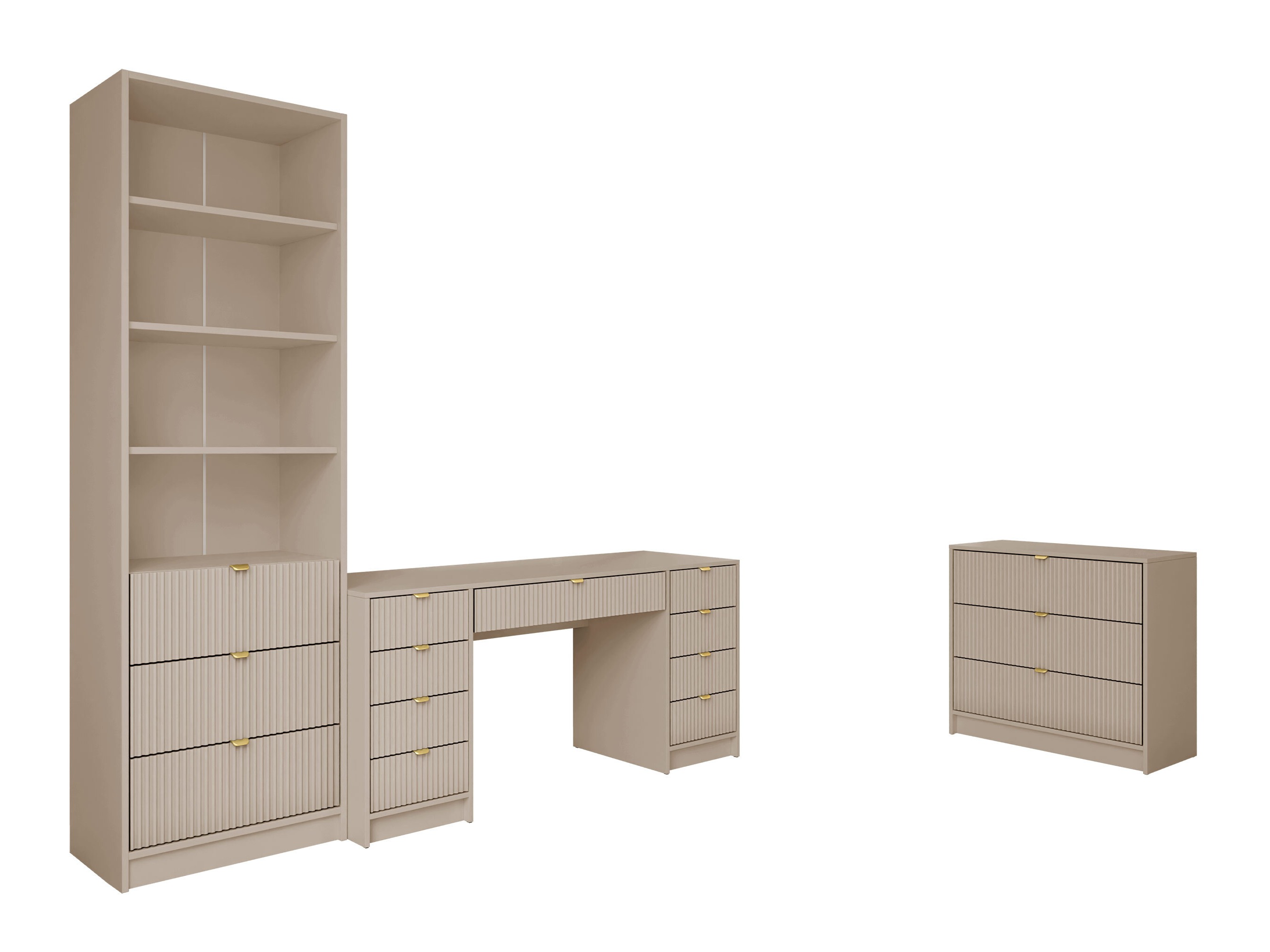Thuiskantoorset Comfivo Papilio V (Beige)