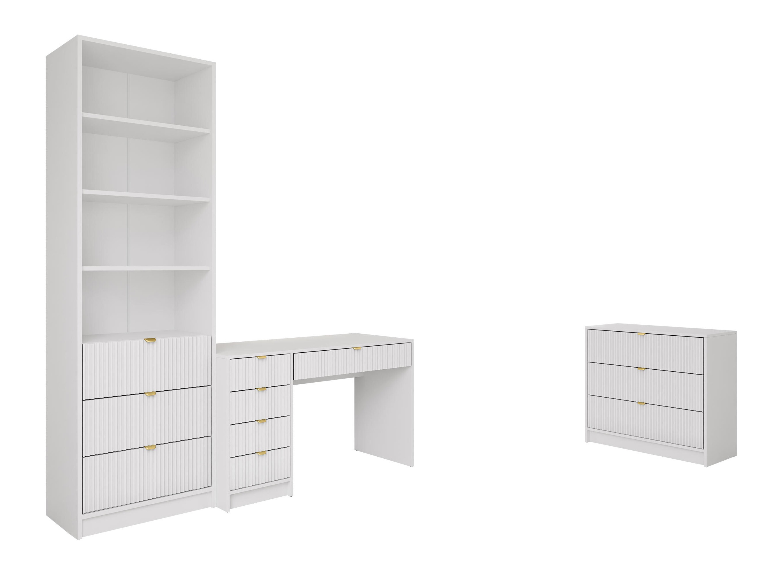 Thuiskantoorset Comfivo Papilio V (Wit)
