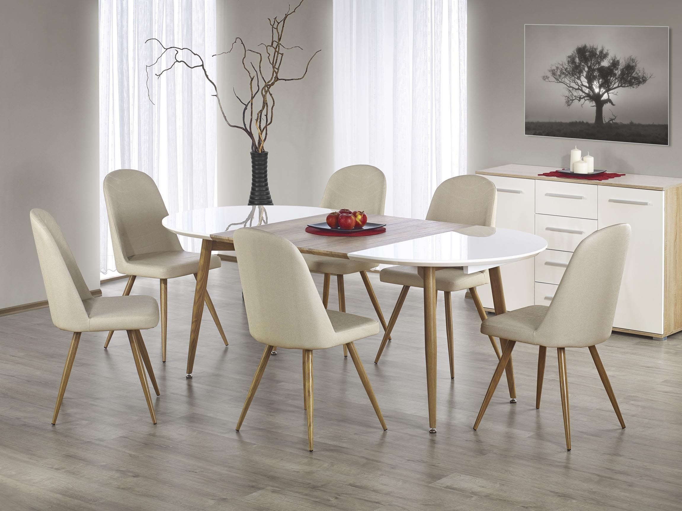 Tafel Houston Humus (Wit + Eiken honing)