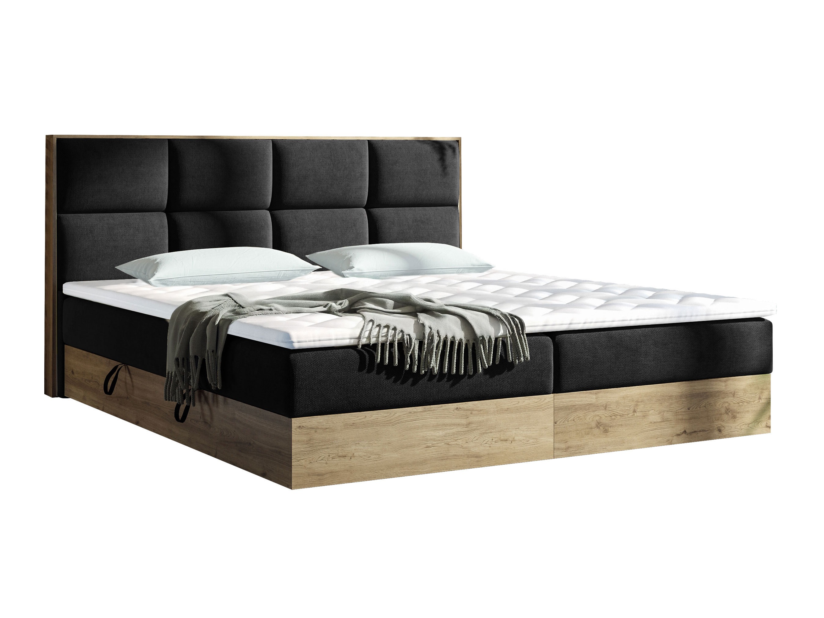 Boxspring ComfiDream Miraena (Gouden eik + Soro 100)