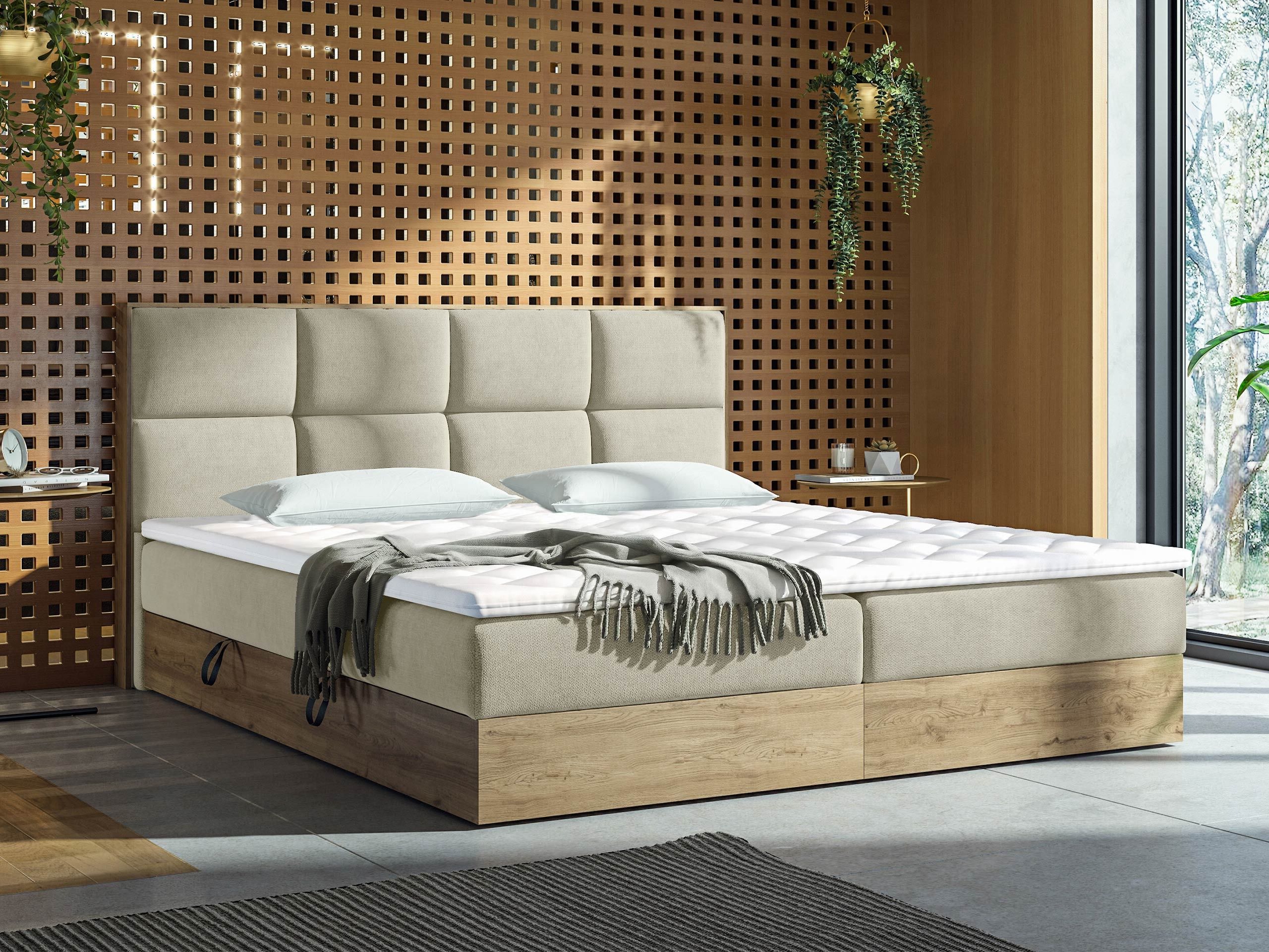 Boxspring ComfiDream Miraena (Gouden eik + Soro 21)