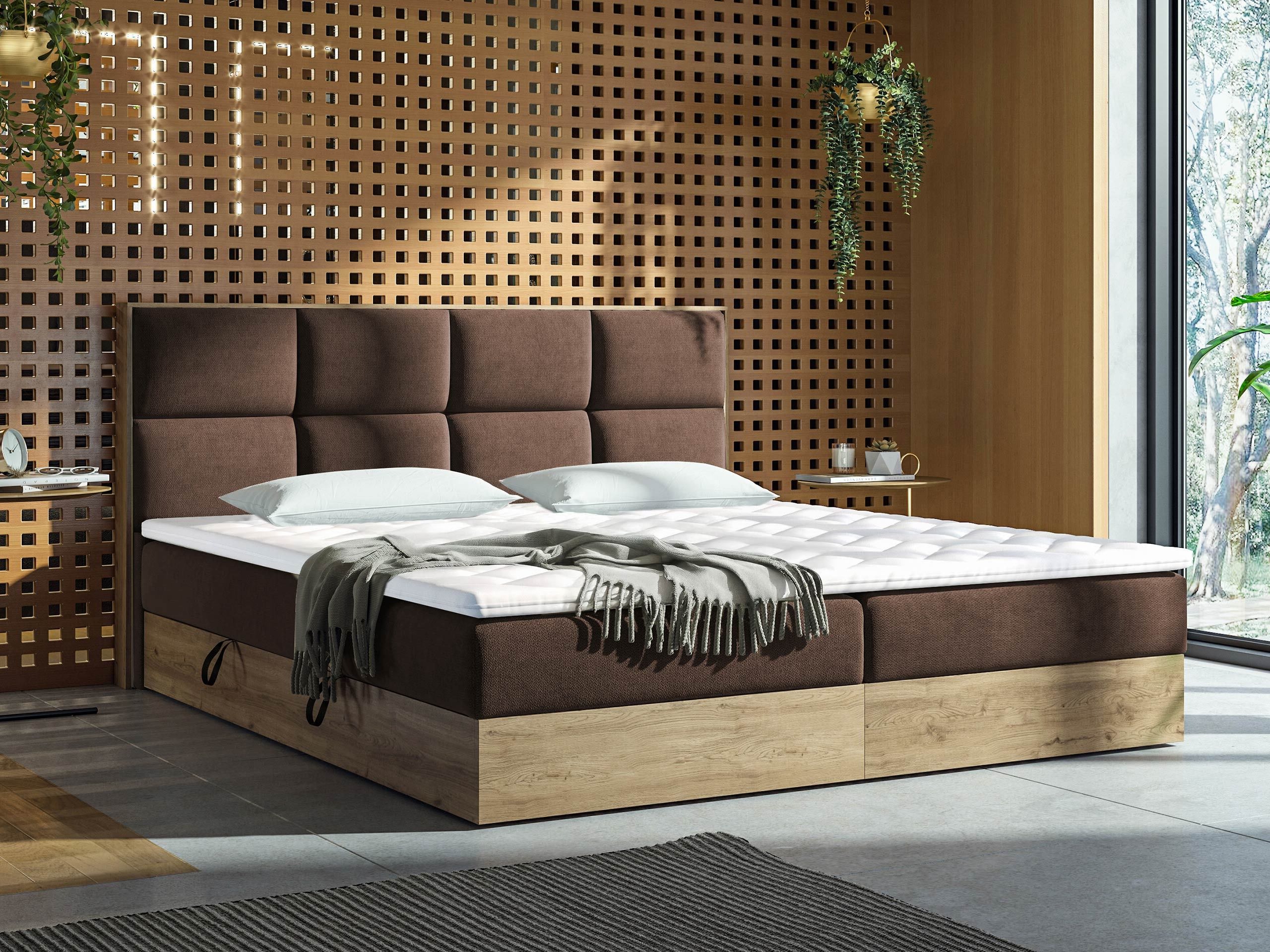Boxspring ComfiDream Miraena (Gouden eik + Soro 28)