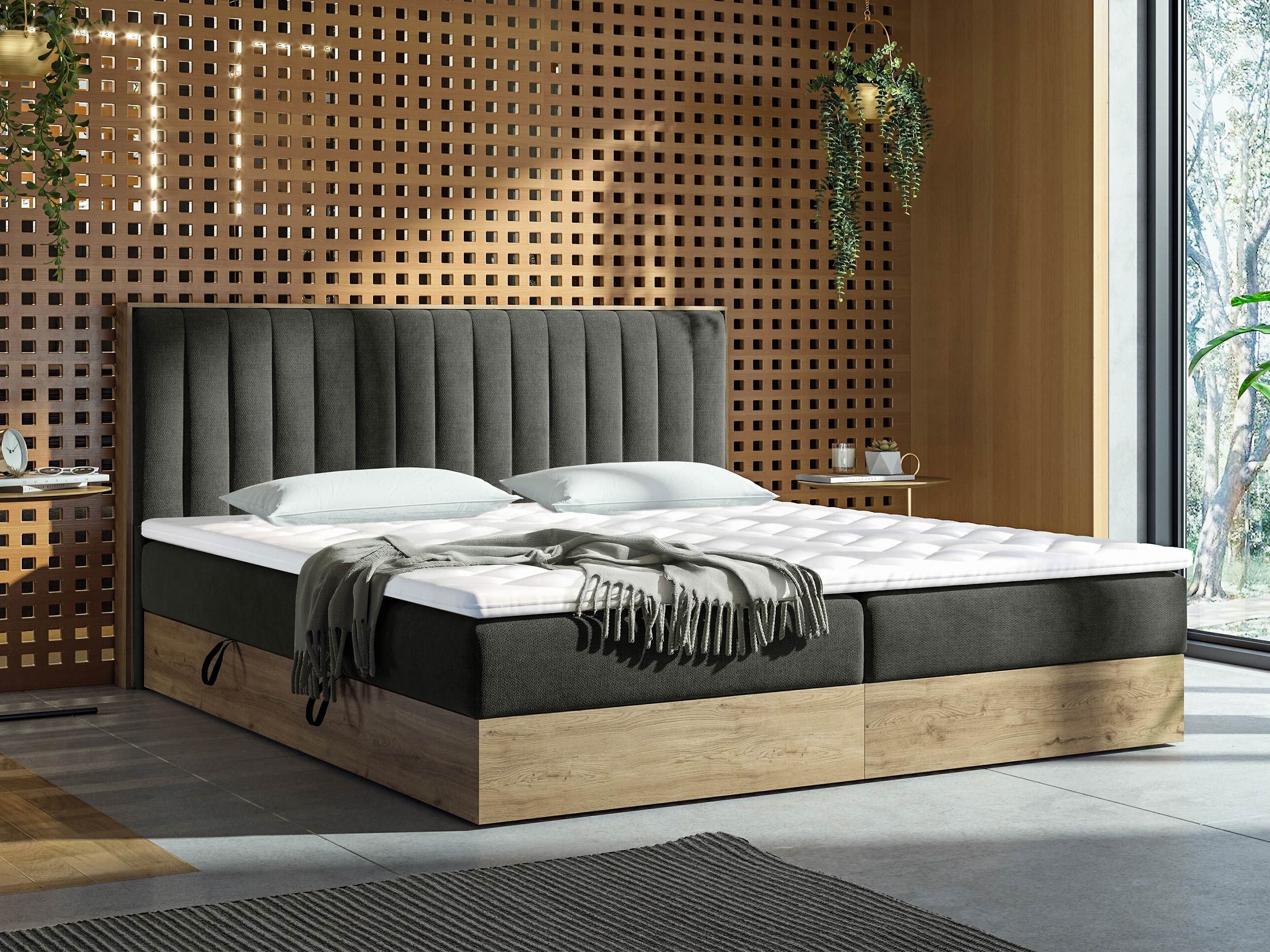 Boxspring ComfiDream Odelra (Gouden eik + Soro 24)