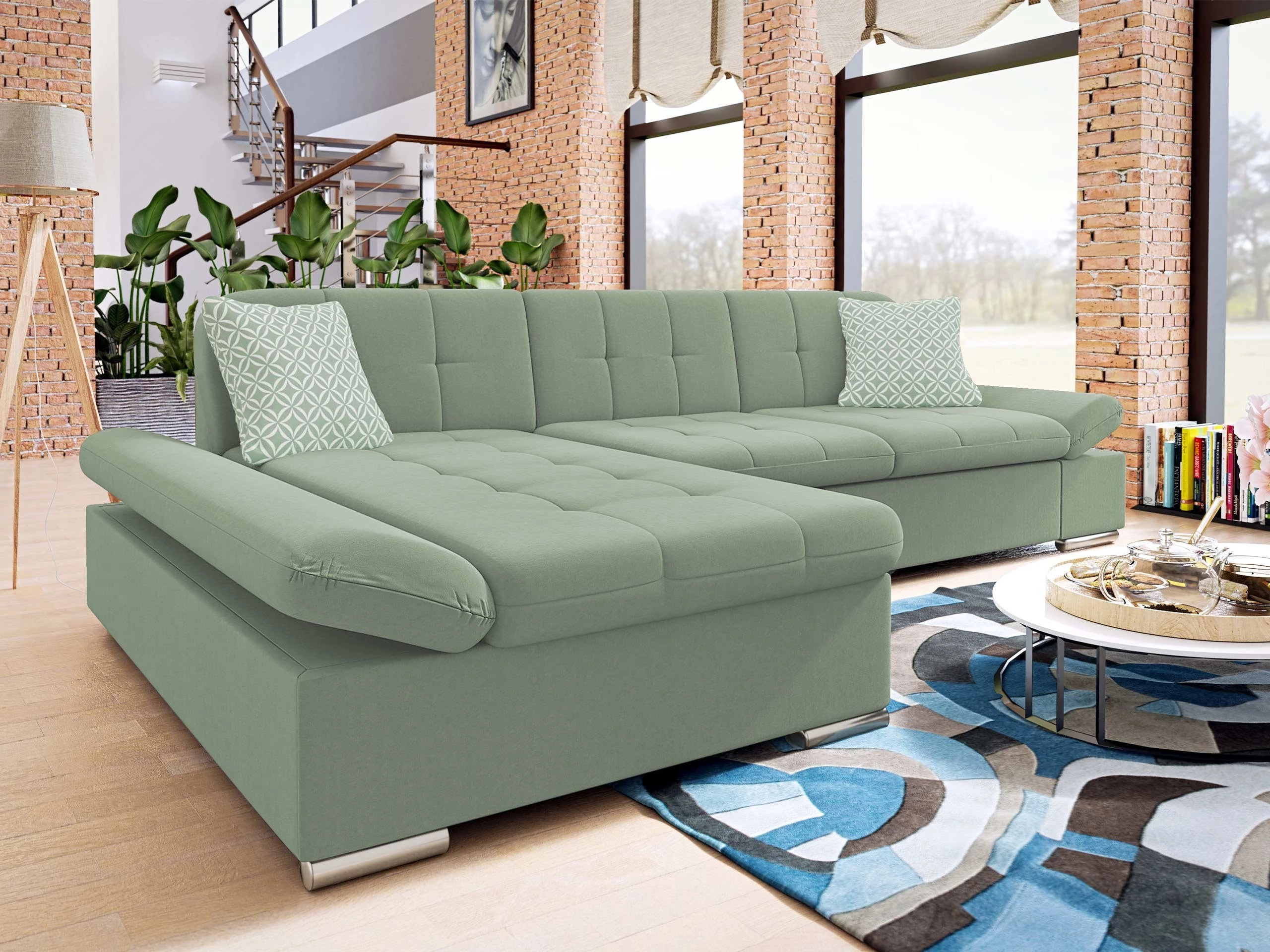 Hoekbank Comfivo Sanitas I (Uttario Velvet 2954 + Evo 29)