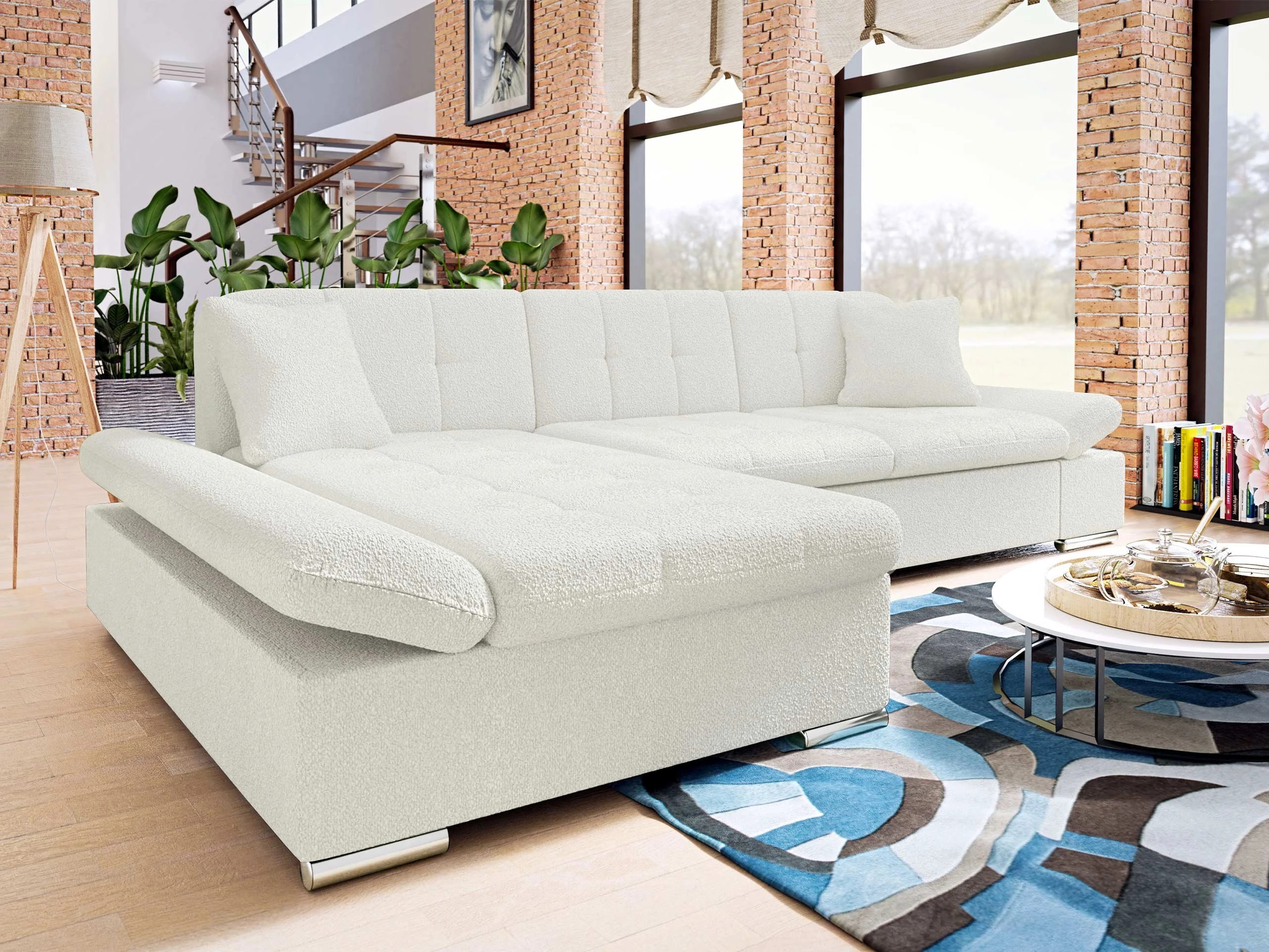 Hoekbank Comfivo Serenitas (Boucle Baloo 2073)