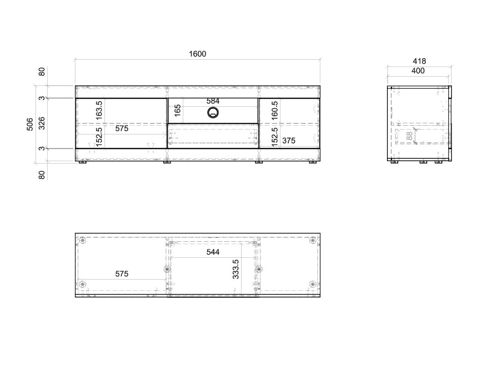 TV-meubel Orlcali 100