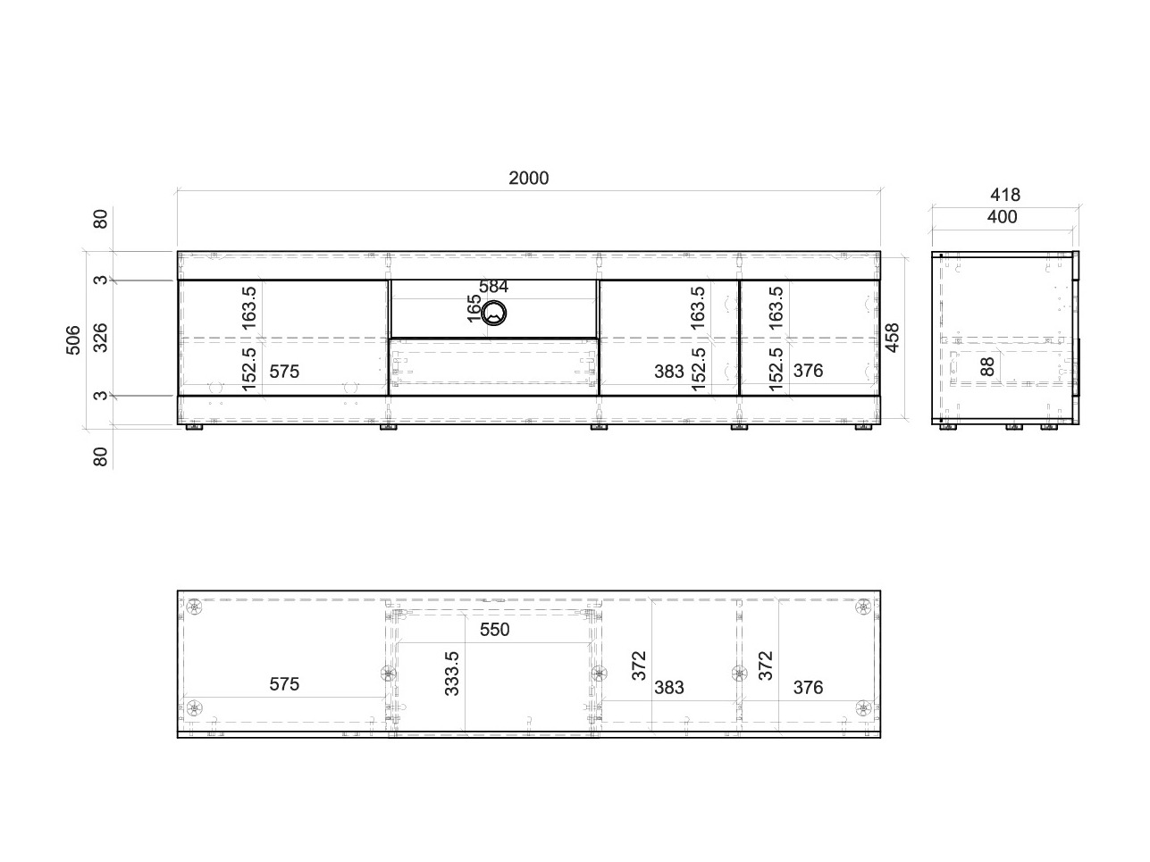 TV-meubel Orlcali 101