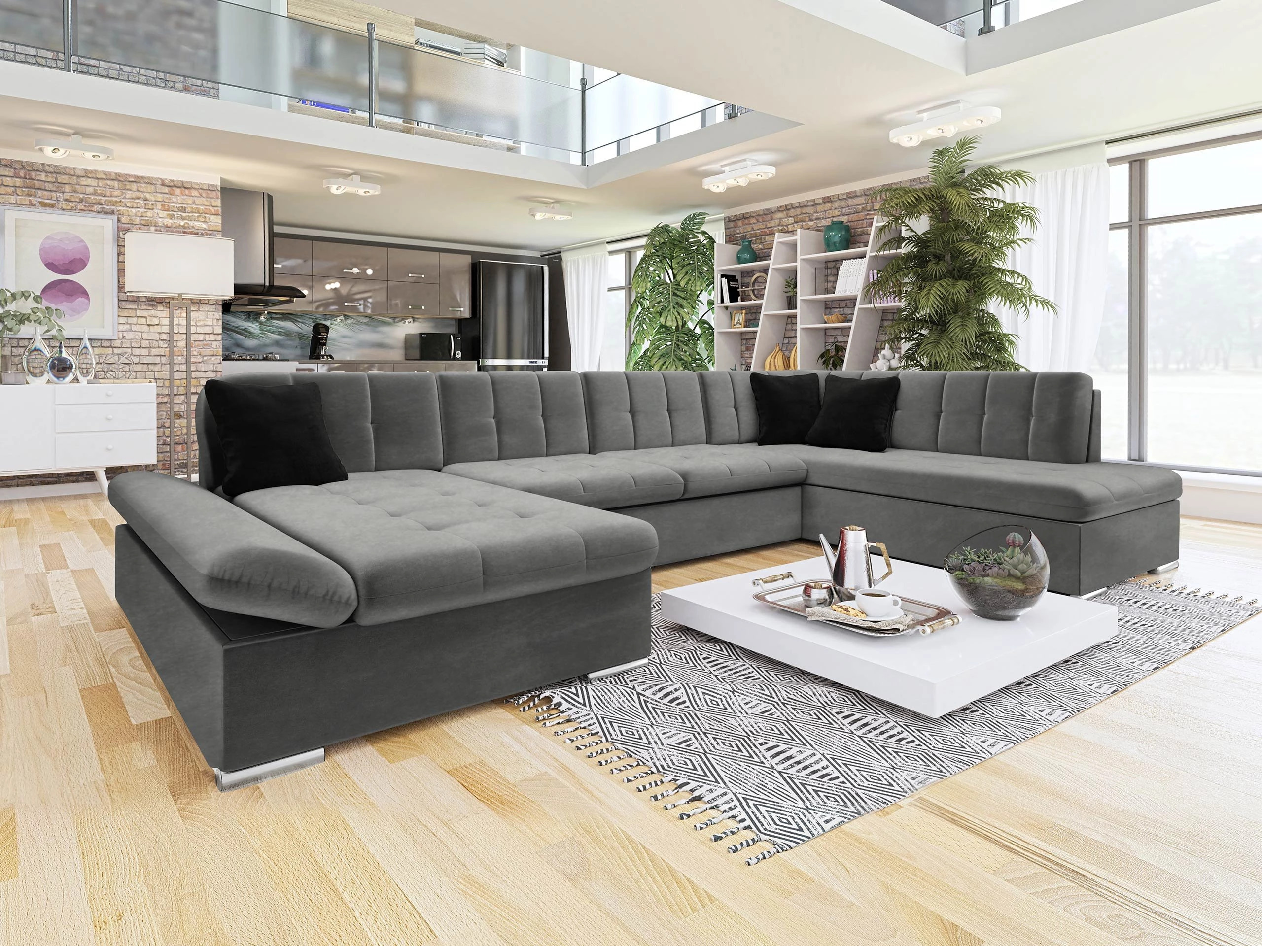 Hoekbank Comfivo Tilia I (Magic Velvet 2217 + Magic Velvet 2219)