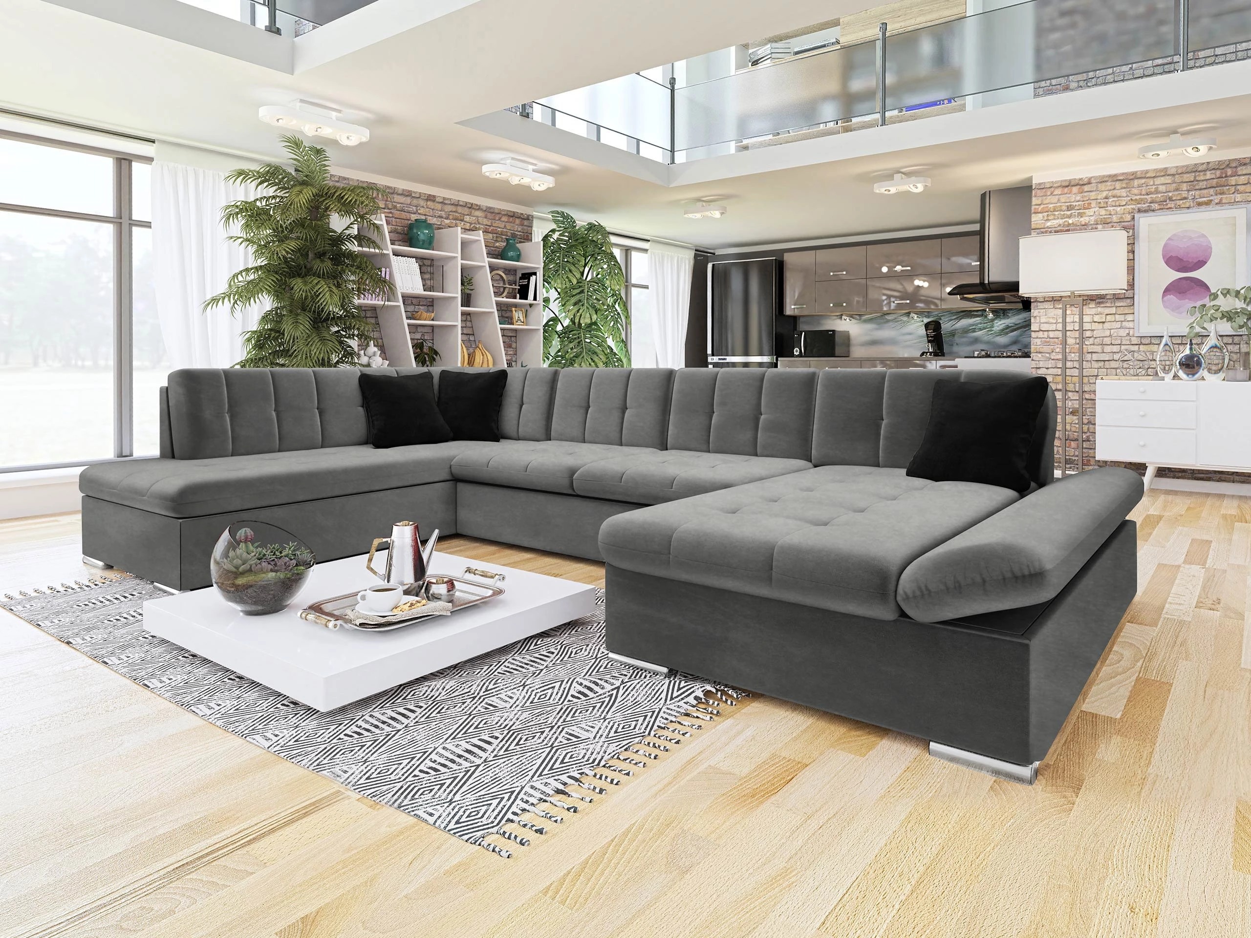 Hoekbank Comfivo Tilia I (Magic Velvet 2217 + Magic Velvet 2219)