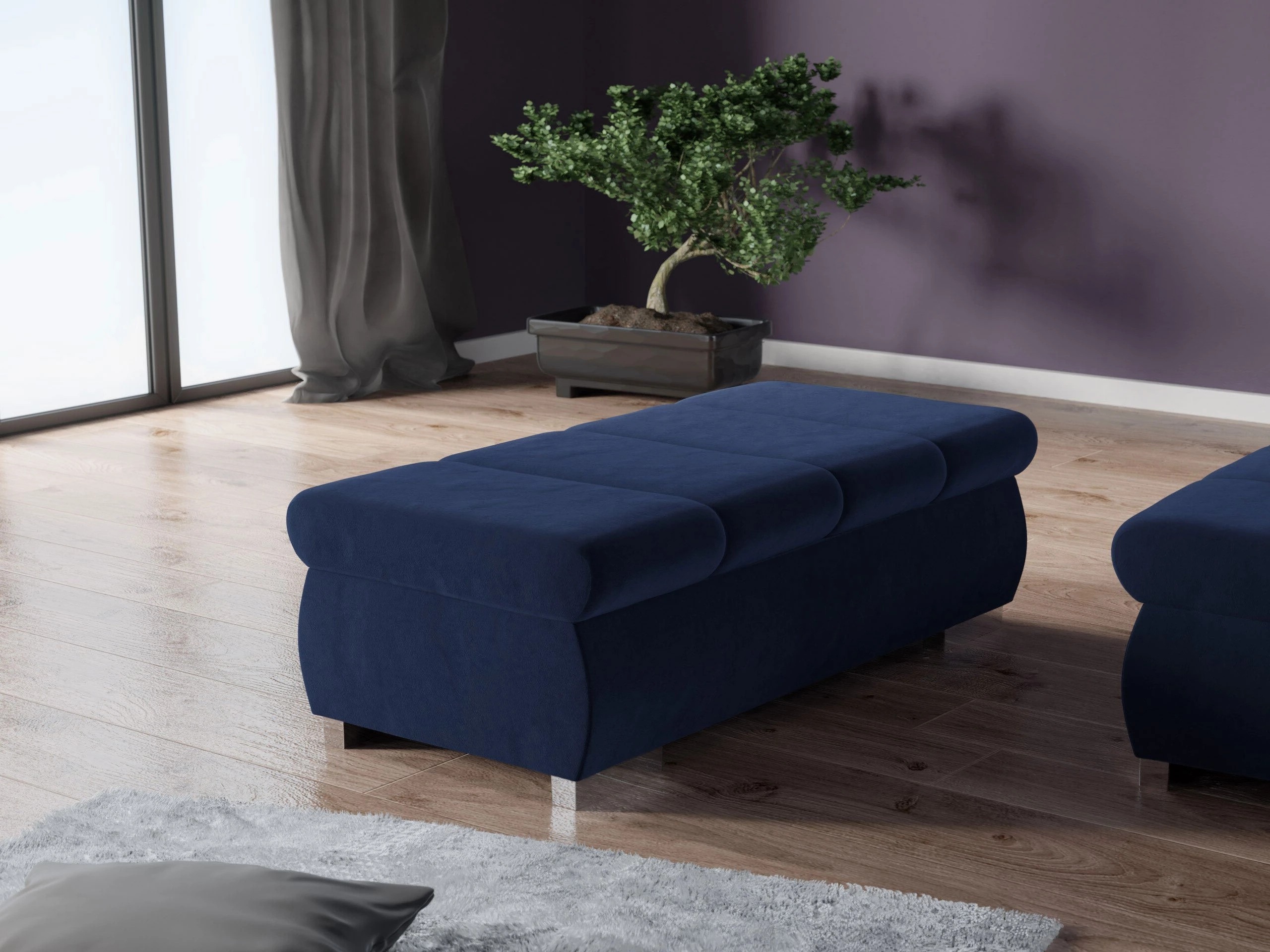 Gestoffeerde bank Comfivo Olivetum I (Magic Velvet 2216)