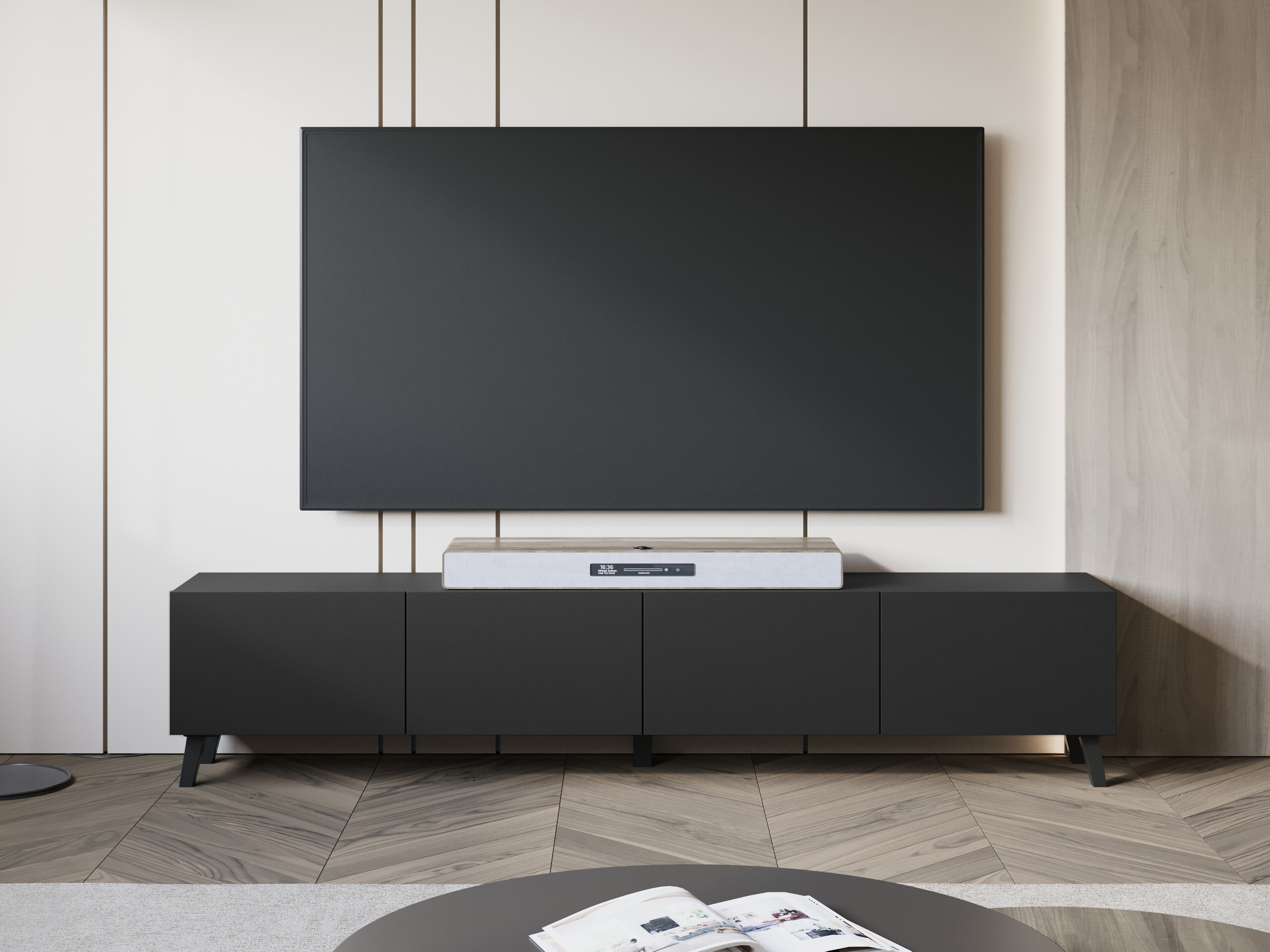 TV-meubel Levtive 101 (Grafiet)