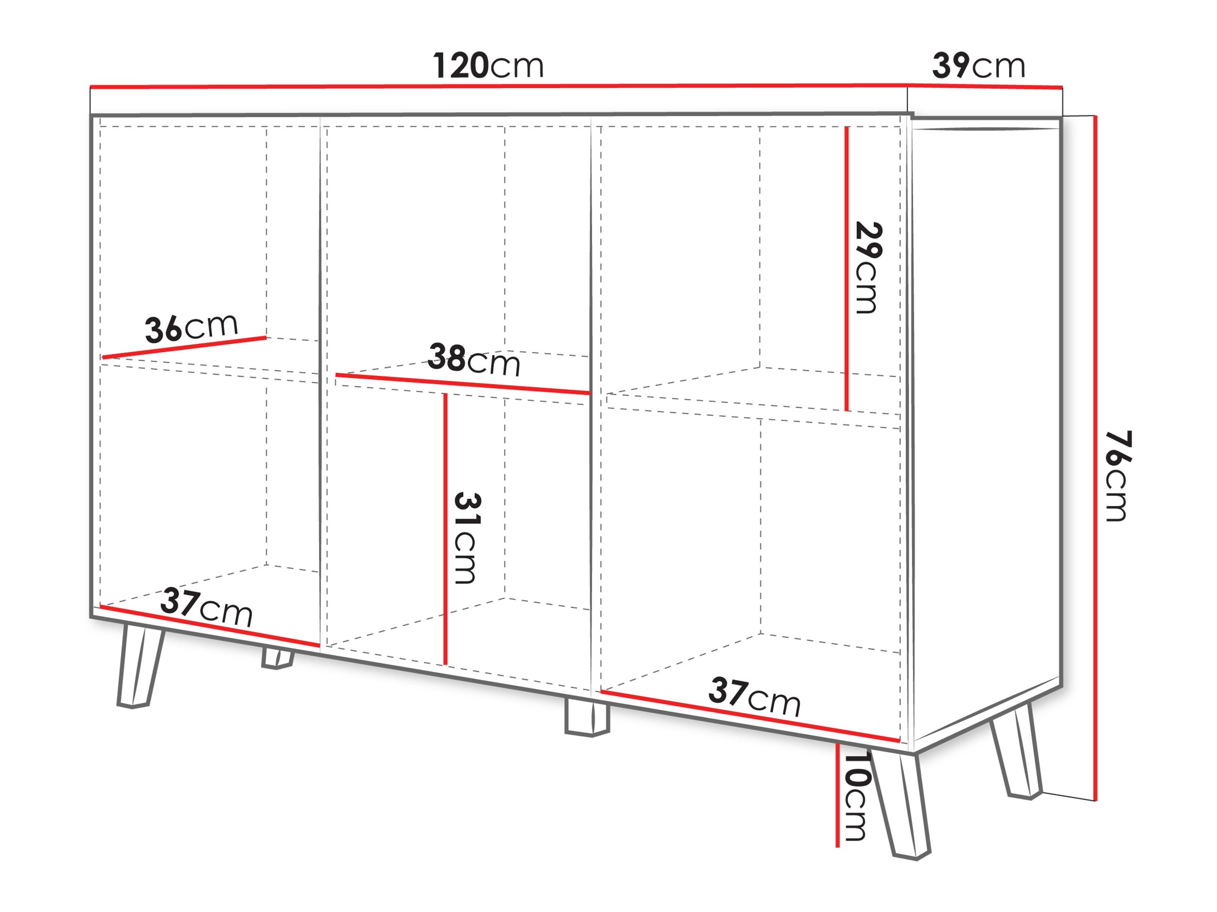 Dressoir Levtive 102 (Kasjmier)