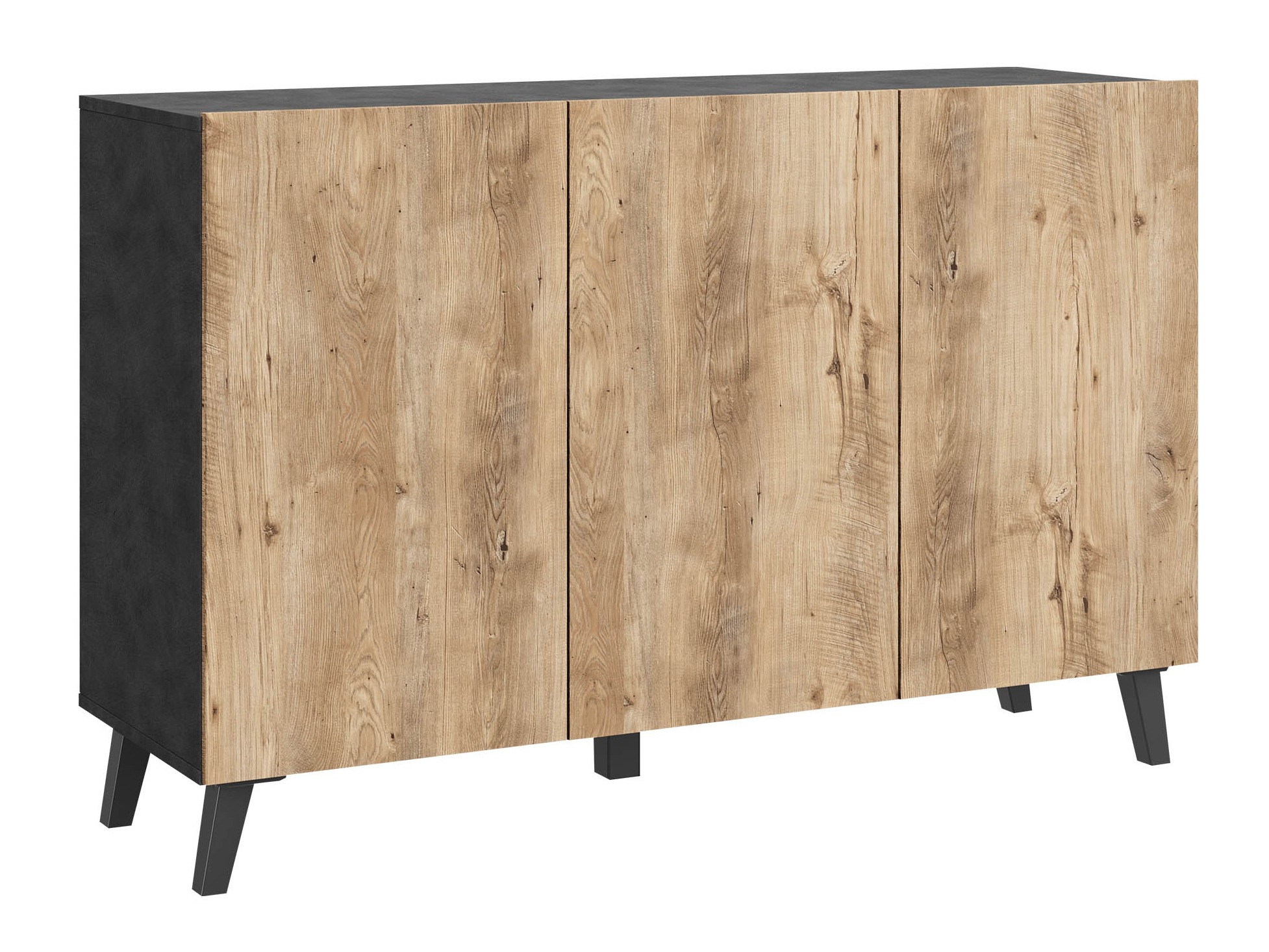 Dressoir Levtive 102 (Matera grijs + Kastanje)