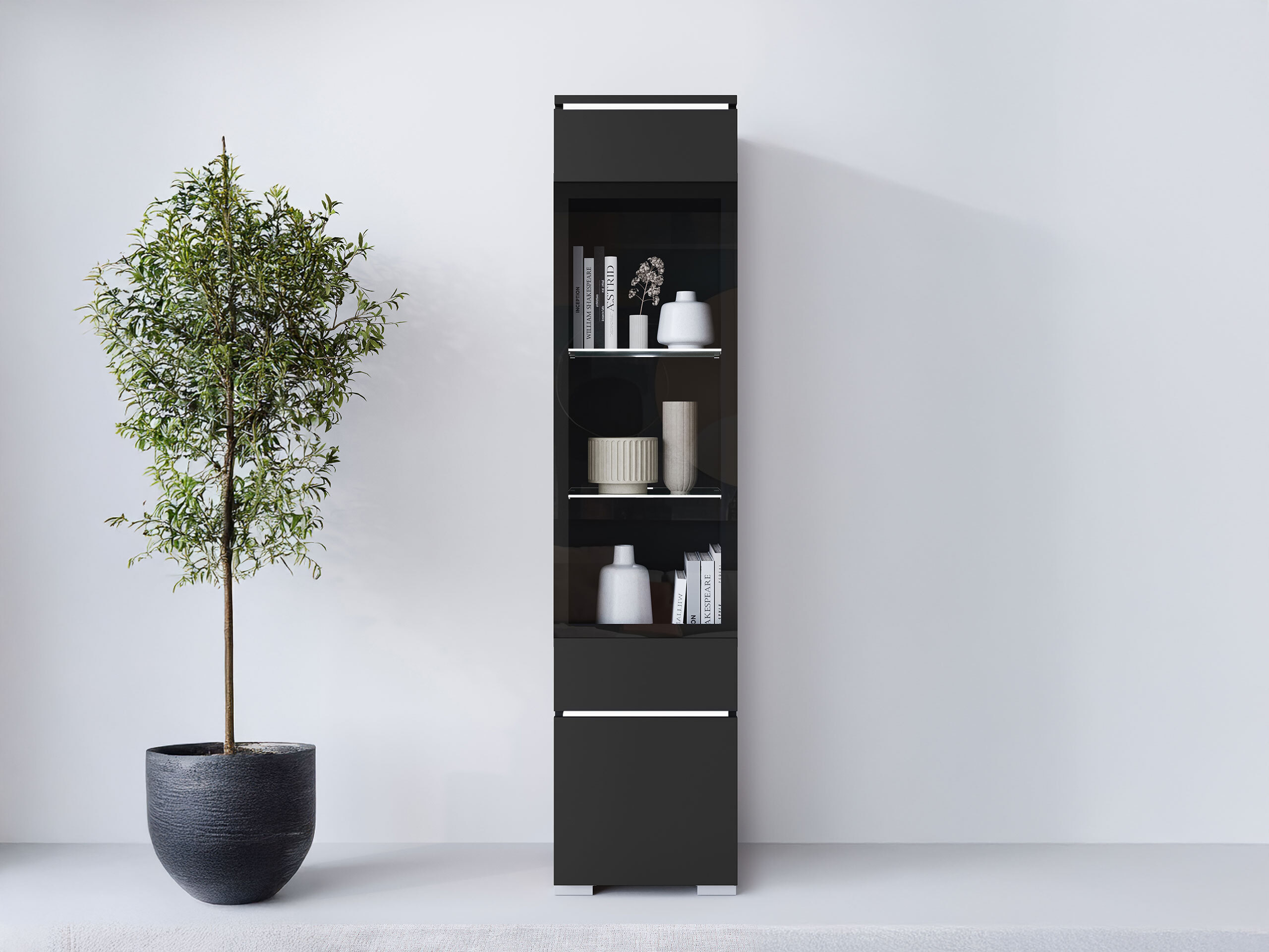 Boekenkast Mirfivo 109 (Grafiet)