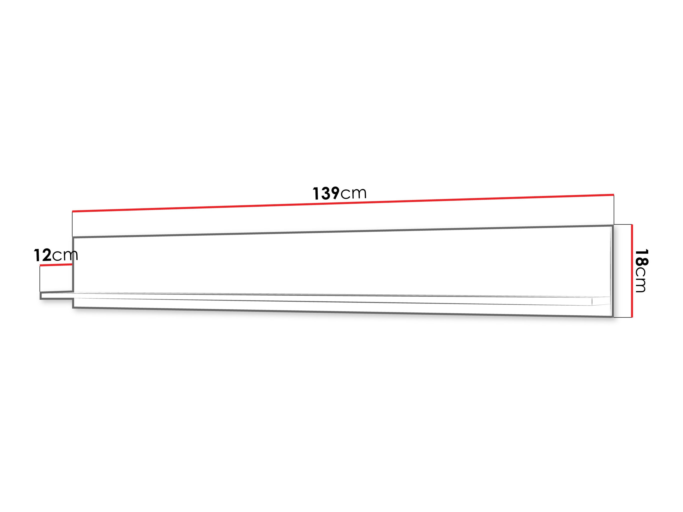 Wandplank Mirfivo 105 (Wotan eik)