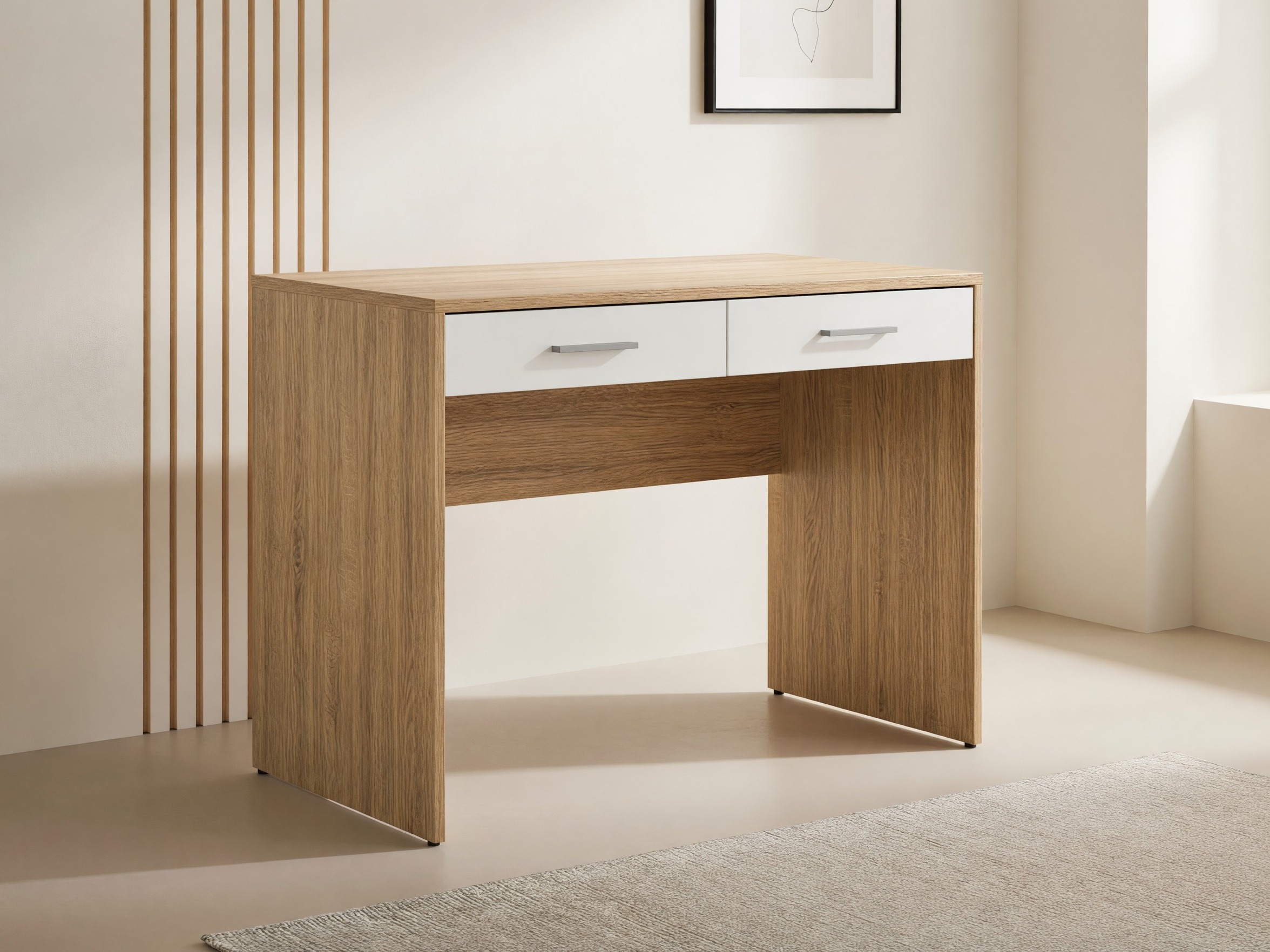 Bureau Novsore 109 (Sonoma eik + Wit)