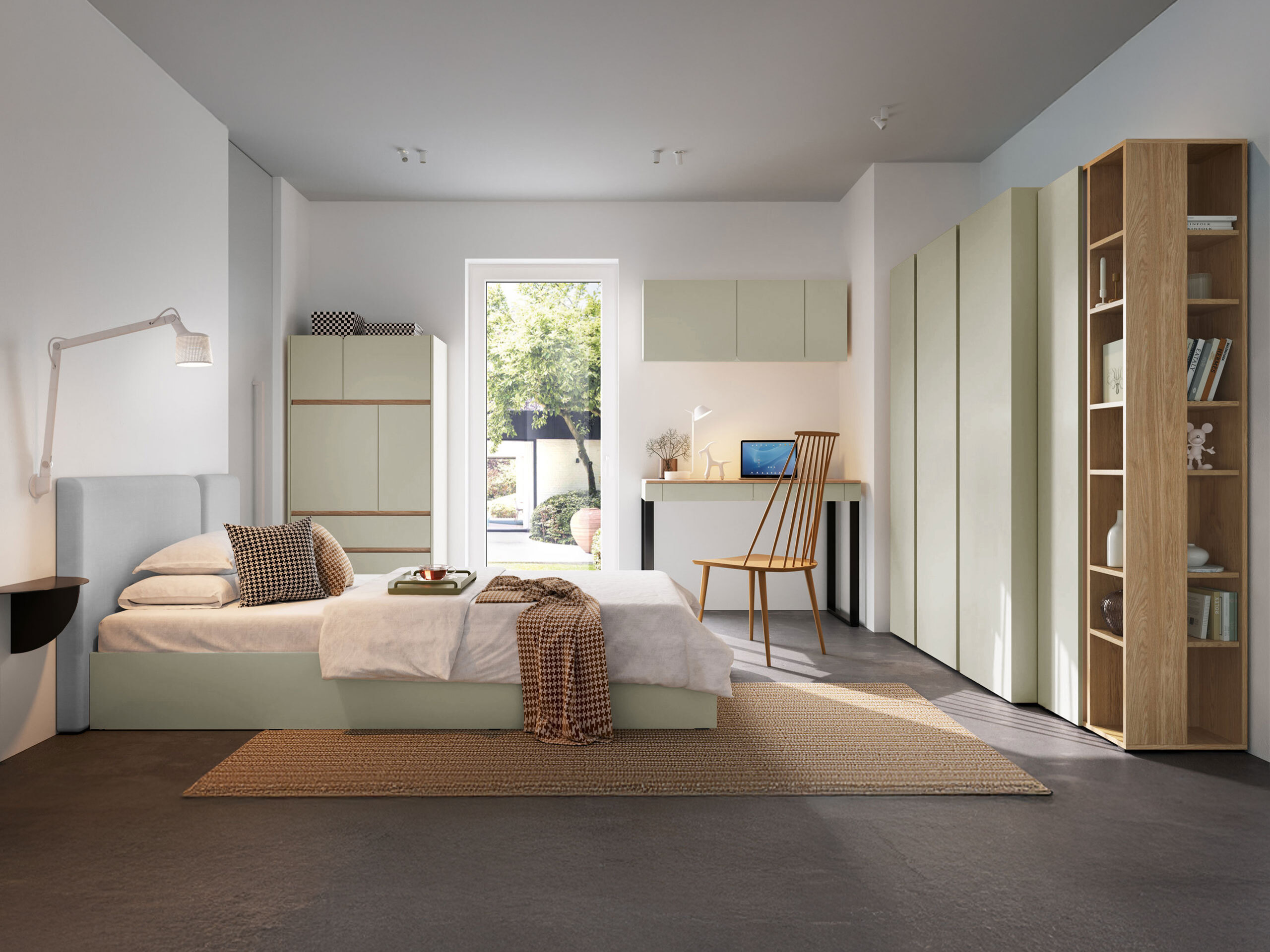 Slaapkamerset Fiosono 113 (Eucalyptus + Eiken)