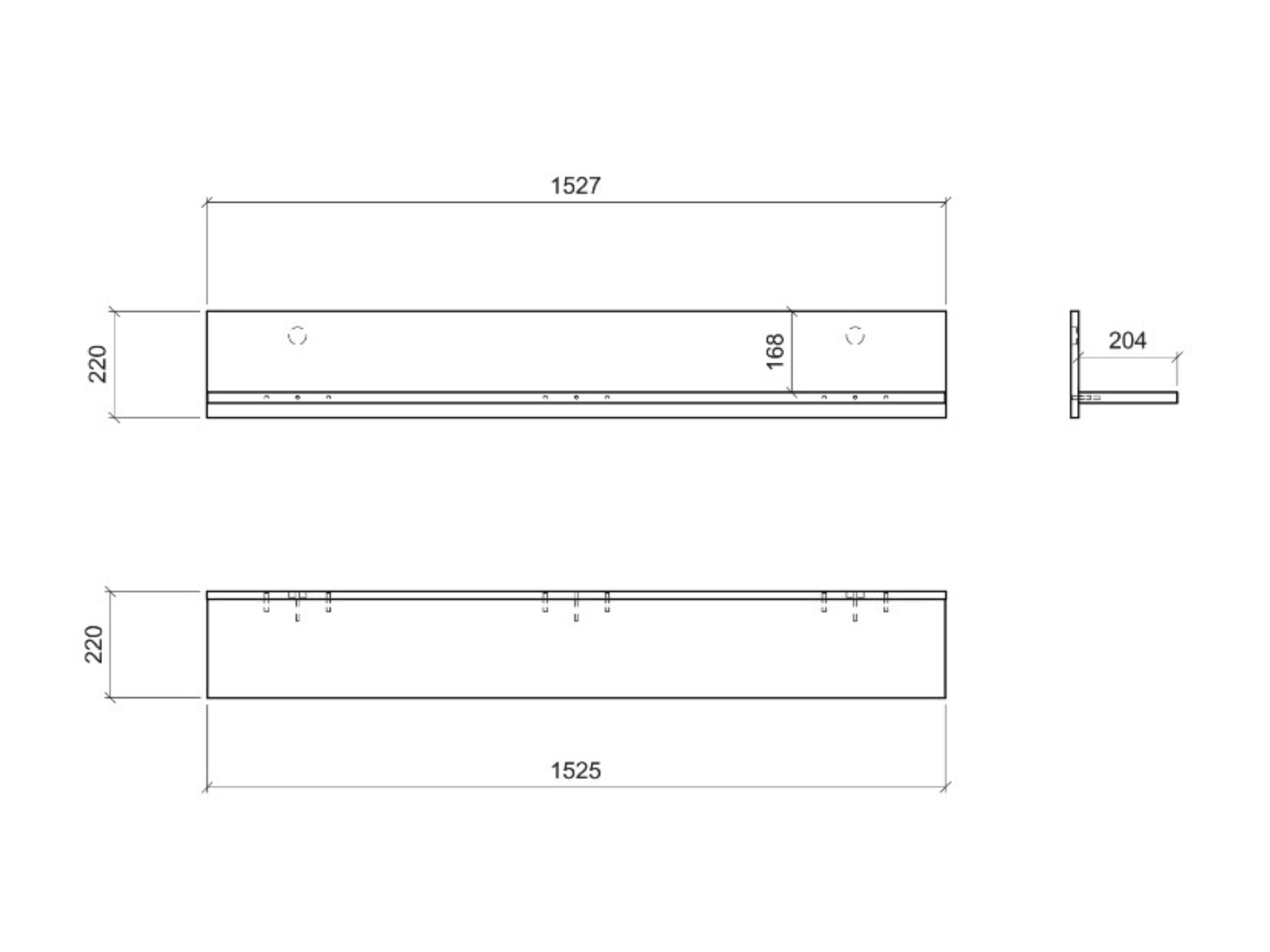 Wandplank Cavdoma 105