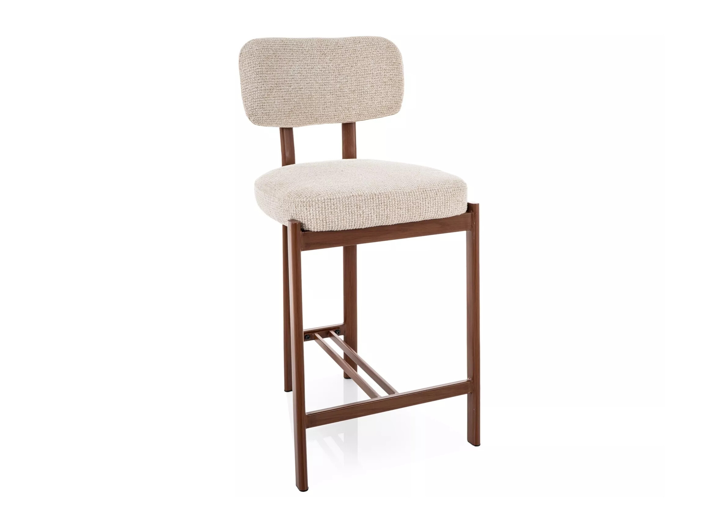 Counterstoel Detroit 956 (Beige + Notenhout)
