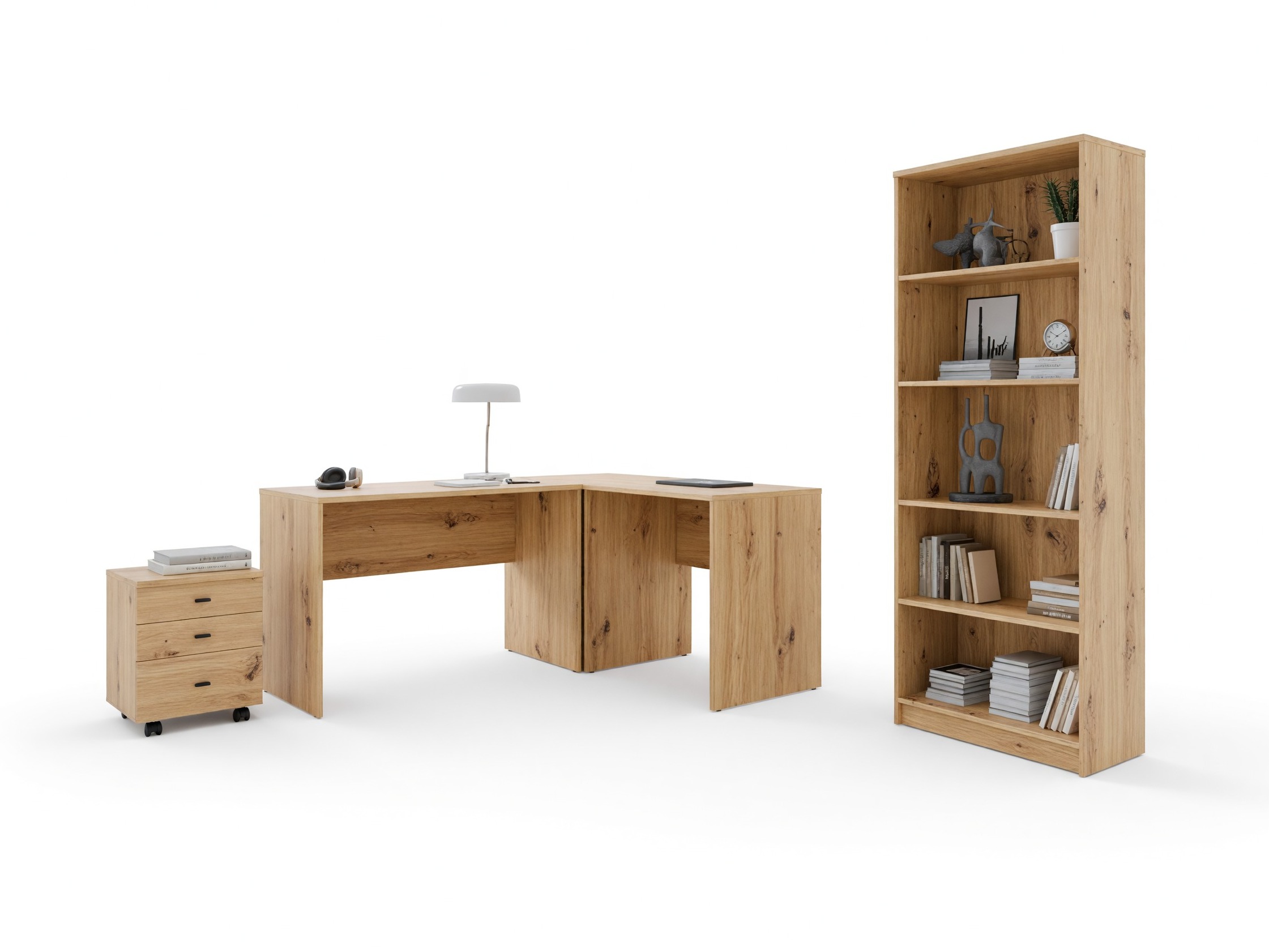 Thuiskantoorset Fiofive 120 (Artisan eiken)