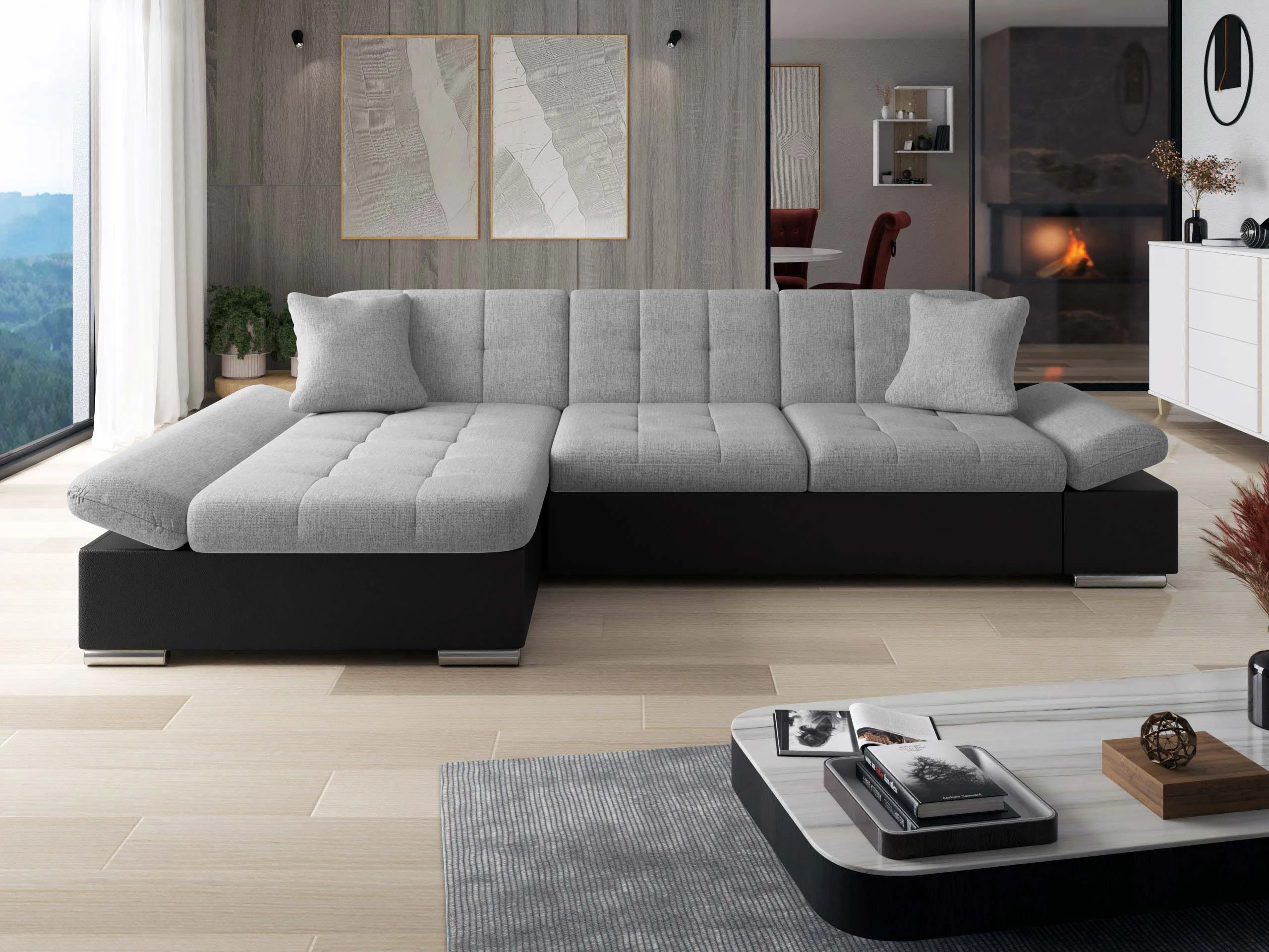 Hoekbank Comfivo Sanitas I (Soft 011 + Soul 17)