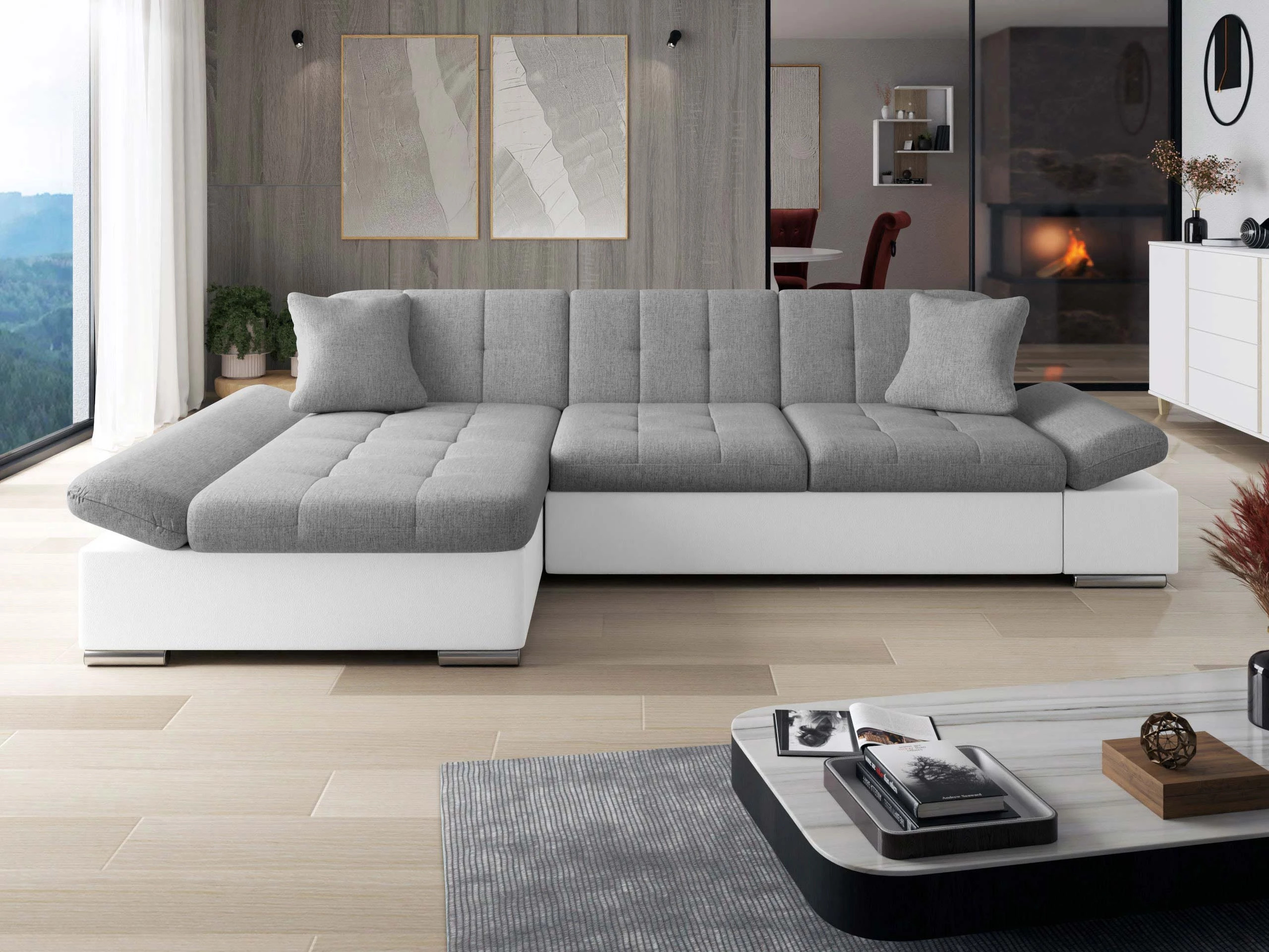 Hoekbank Comfivo Sanitas I (Soft 017 + Soul 17)