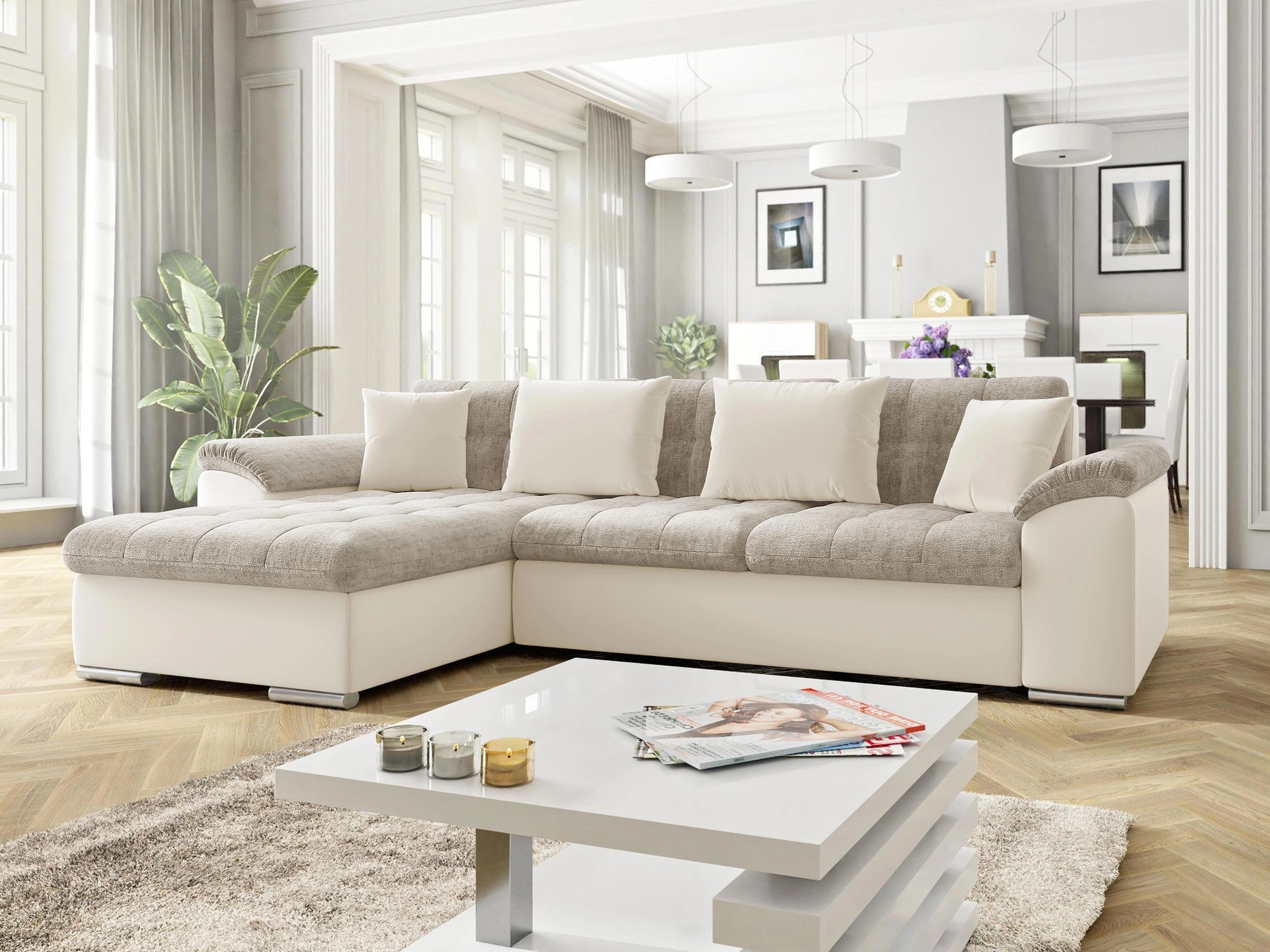 Hoekbank Comfivo Mica (Magic Velvet 2250 + Miu 2041)