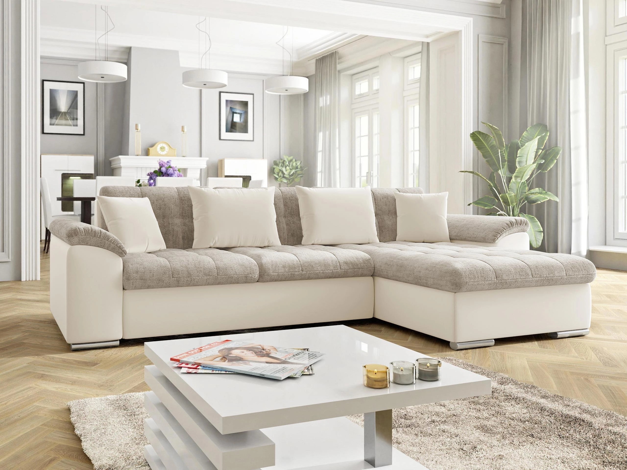 Hoekbank Comfivo Mica (Magic Velvet 2250 + Miu 2041)