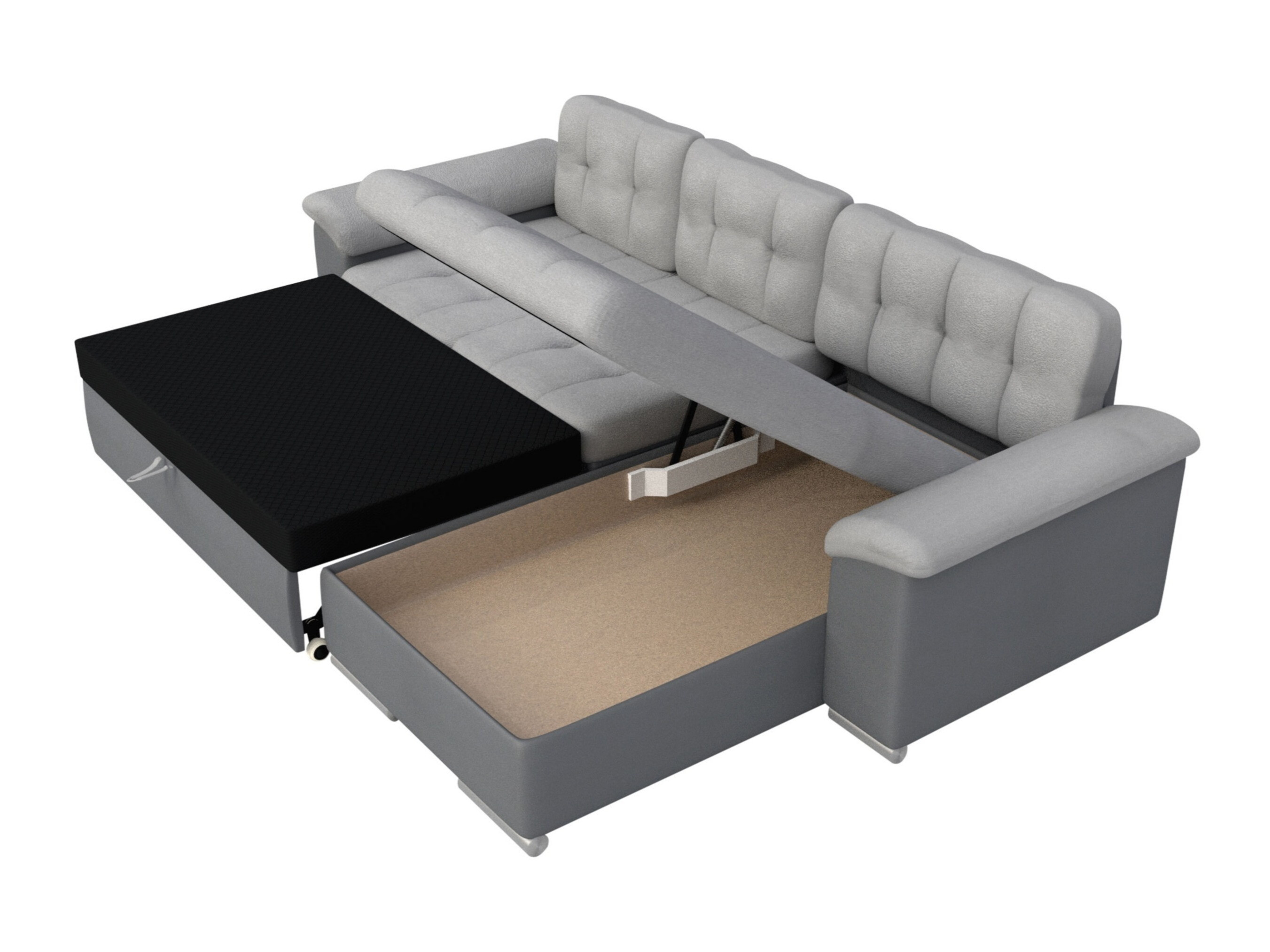 Hoekbank Comfivo Mica (Soft 011 + Lawa 05)