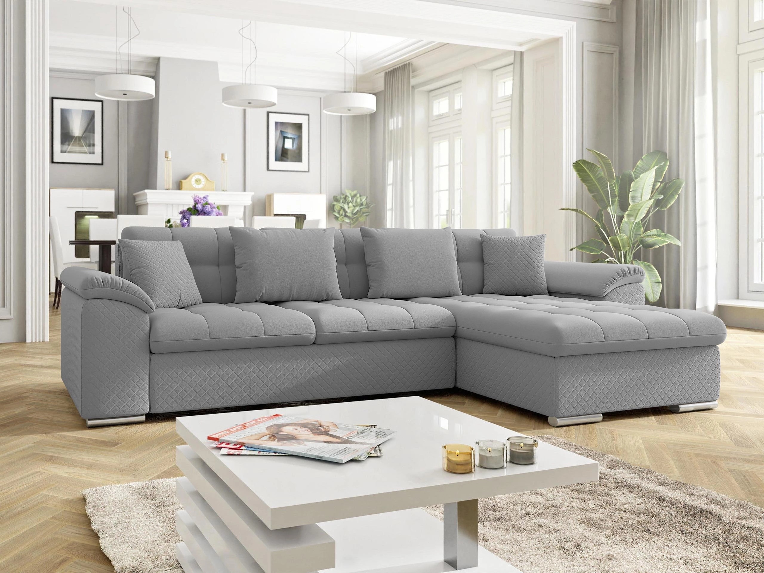 Hoekbank Comfivo Mica (Uttario Velvet 2972-U03 + Uttario Velvet 2972)
