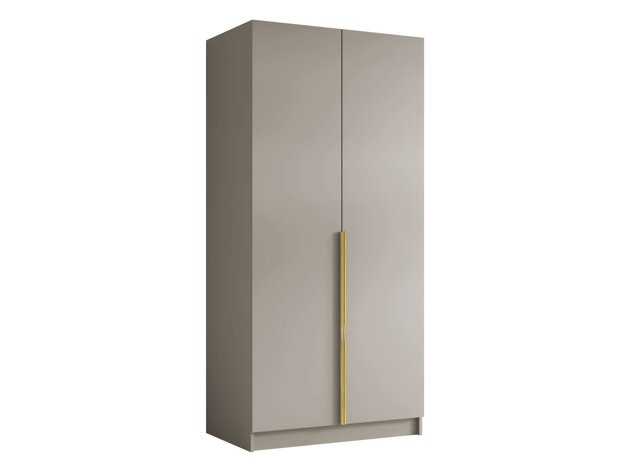 Kledingkast Closico Staton I (Kasjmier + Gouden)