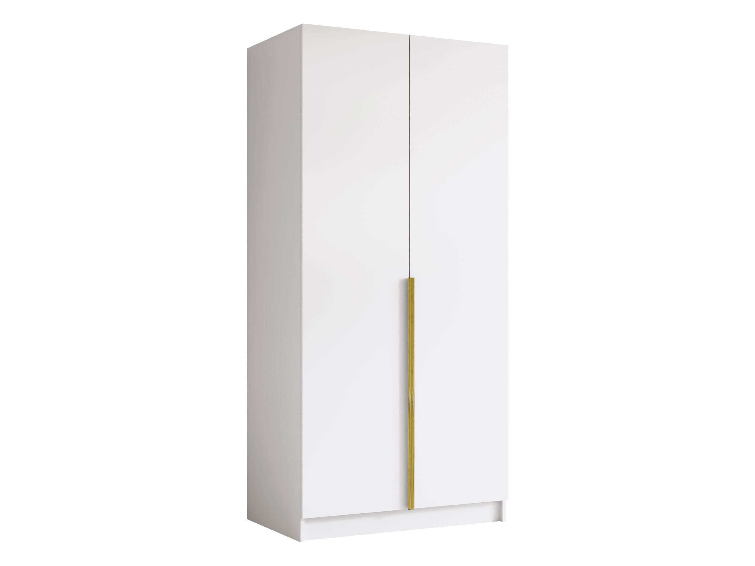 Kledingkast Closico Staton I (Wit + Gouden)