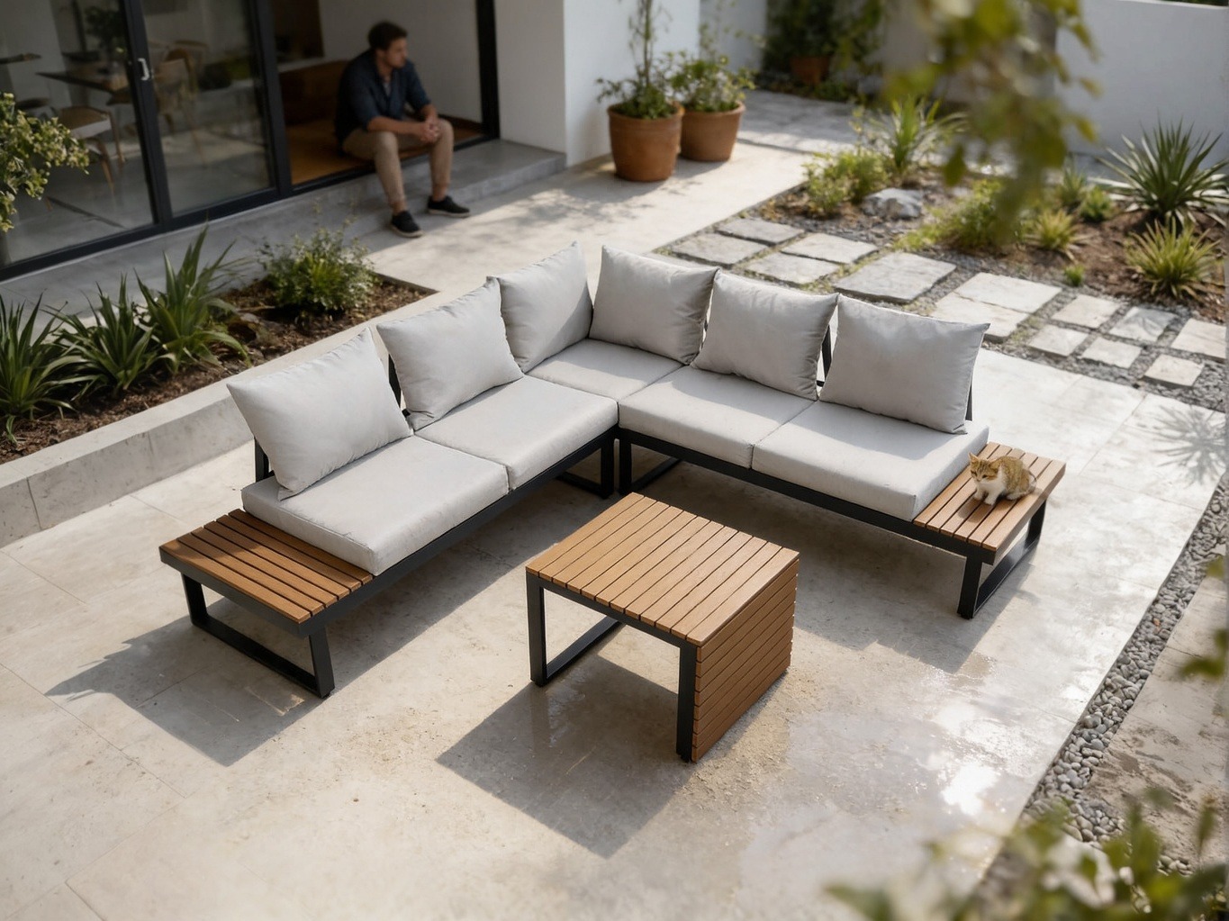 Buiten meubilair set Mandeville 374