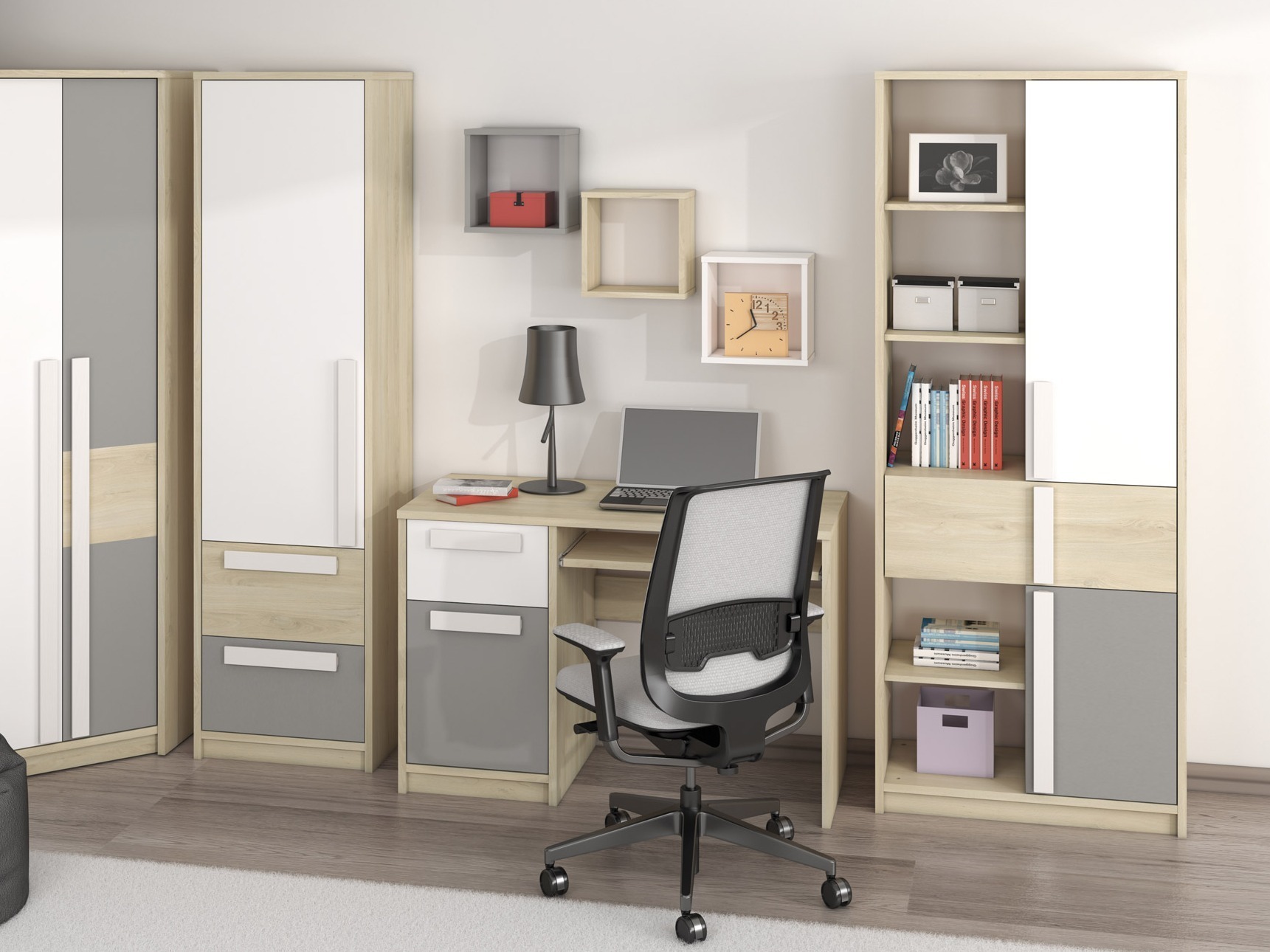 Wandplank Tivruve 112 (Wit)