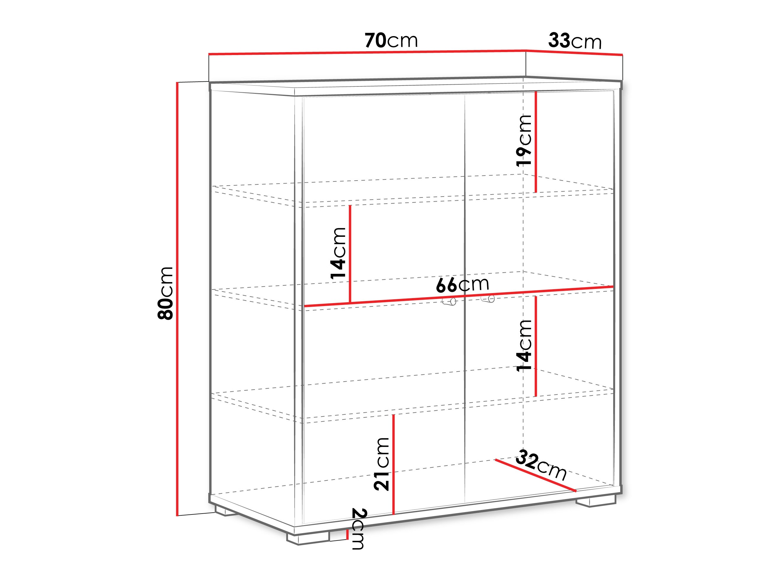 Dressoir Sarasota 195 (Wit)
