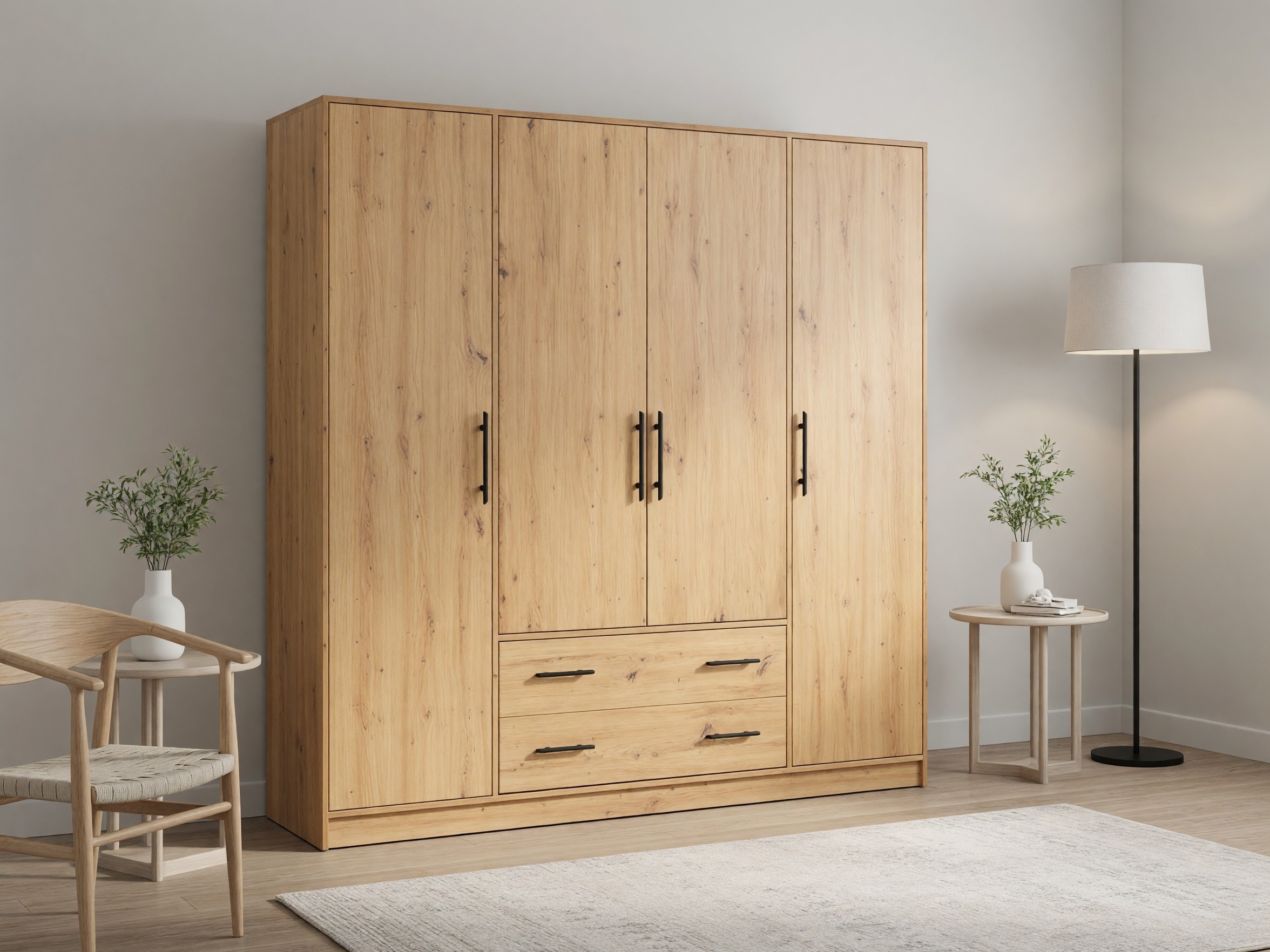 Kledingkast Cavmero 100 (Artisan eiken)