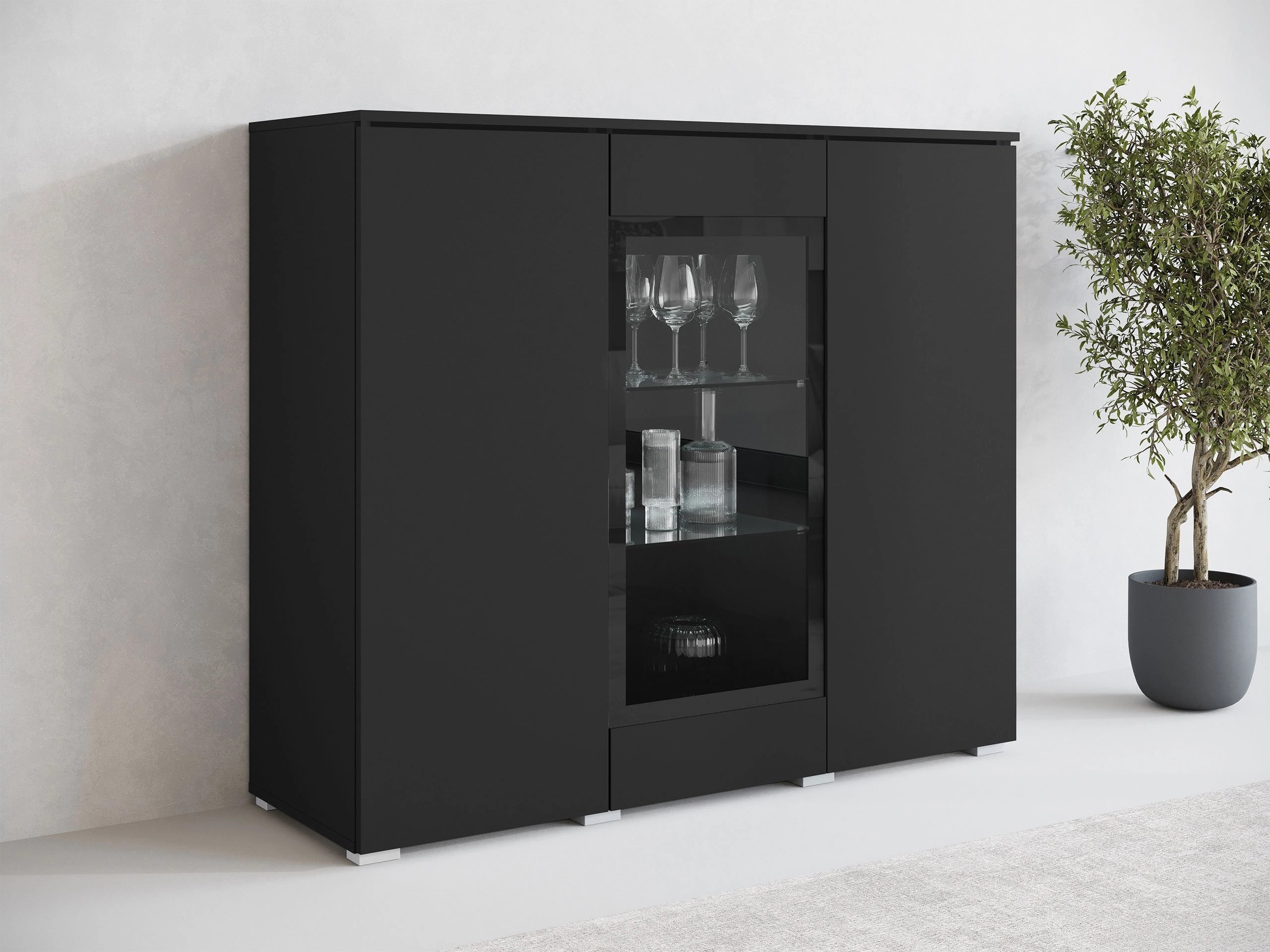 Dressoir Mirfivo 103 (Grafiet)
