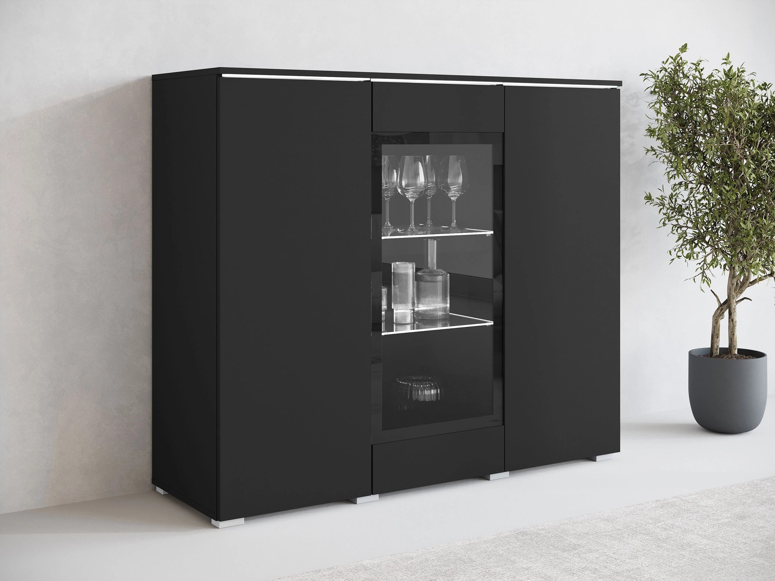 Dressoir Mirfivo 103 (Grafiet)