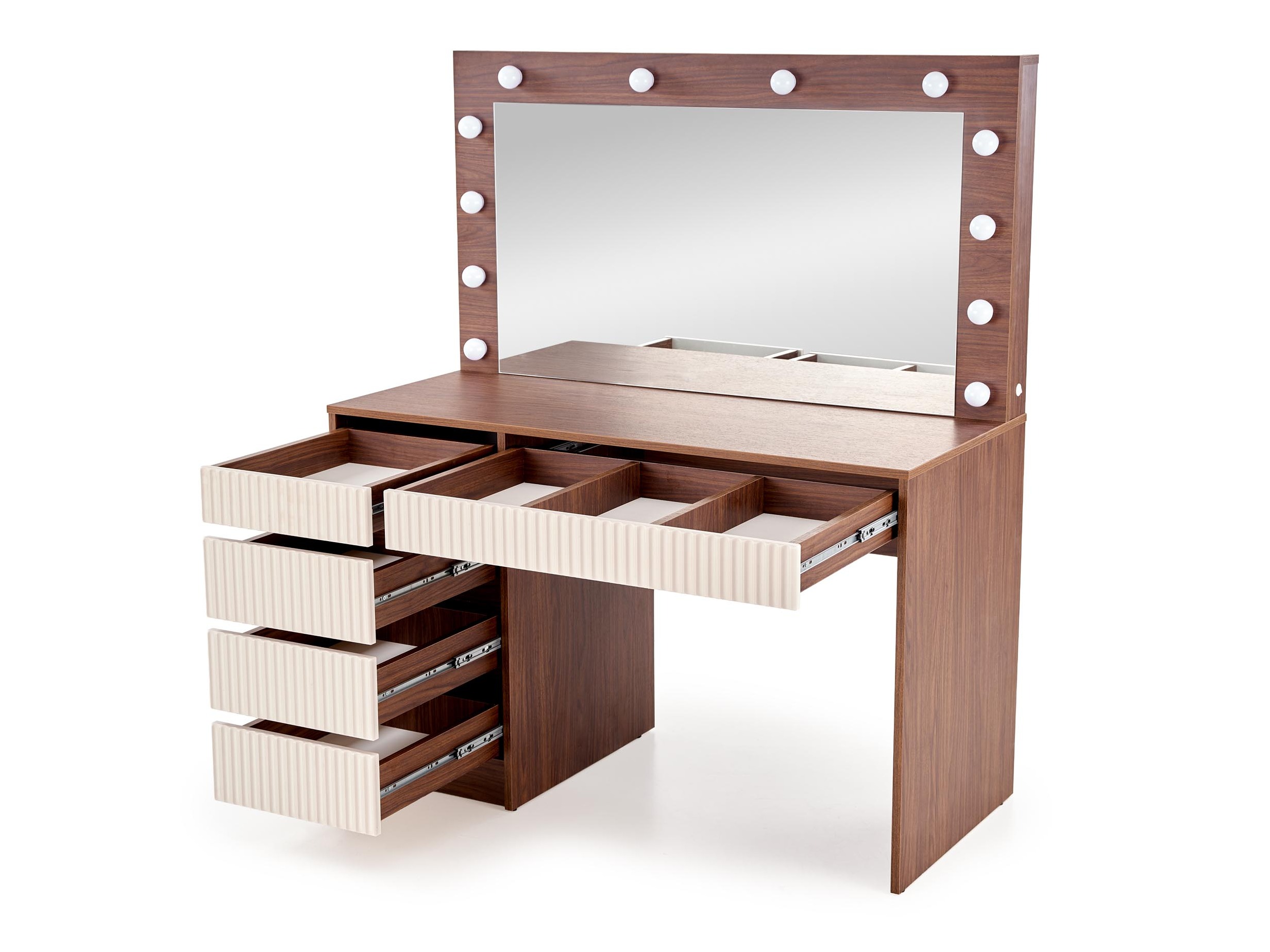 Kaptafel Houston Gaudium I (Kasjmier + Notenhout)