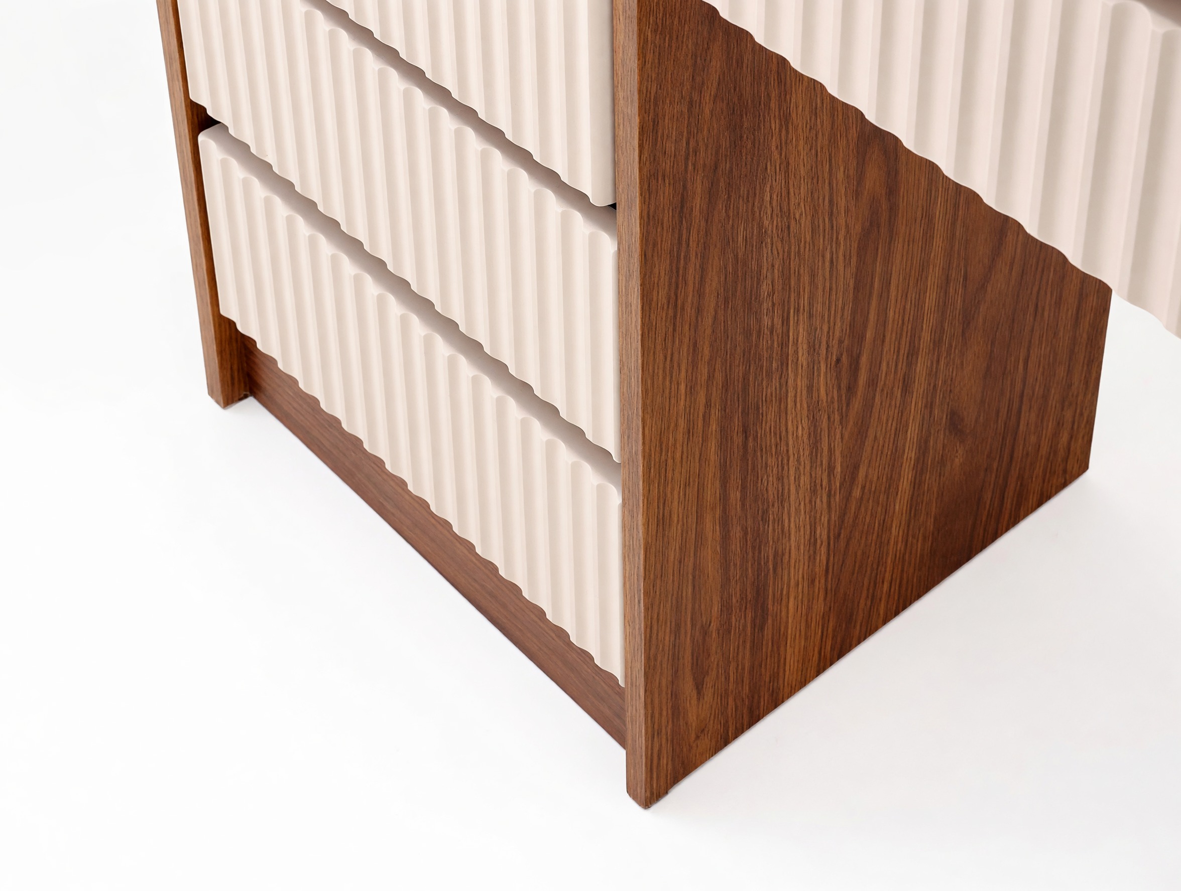 Kaptafel Houston Gaudium I (Kasjmier + Notenhout)