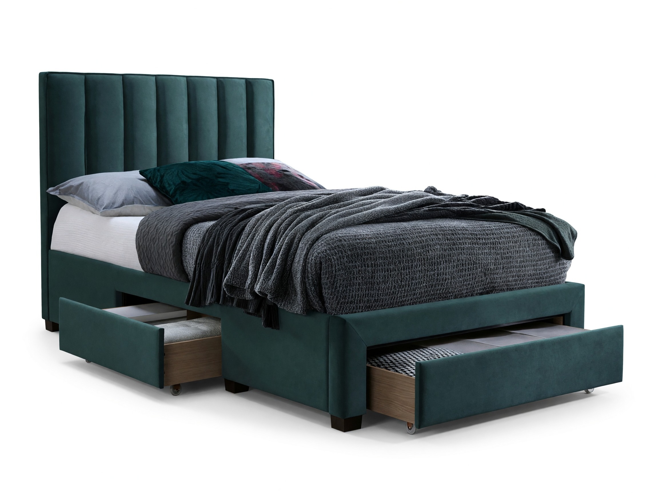 Bed Houston 2138 (Donkergroen)