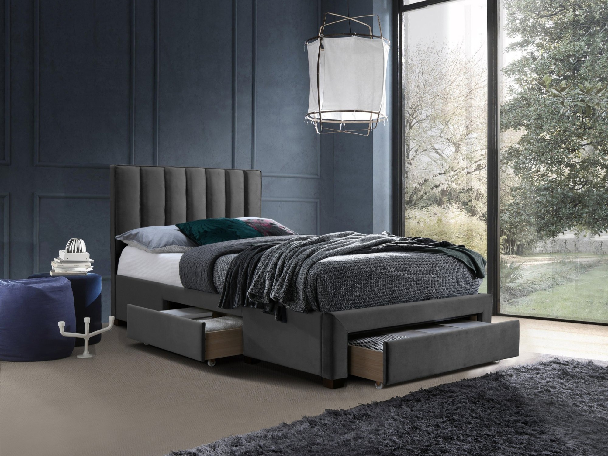 Bed Houston 2138 (Grijs)