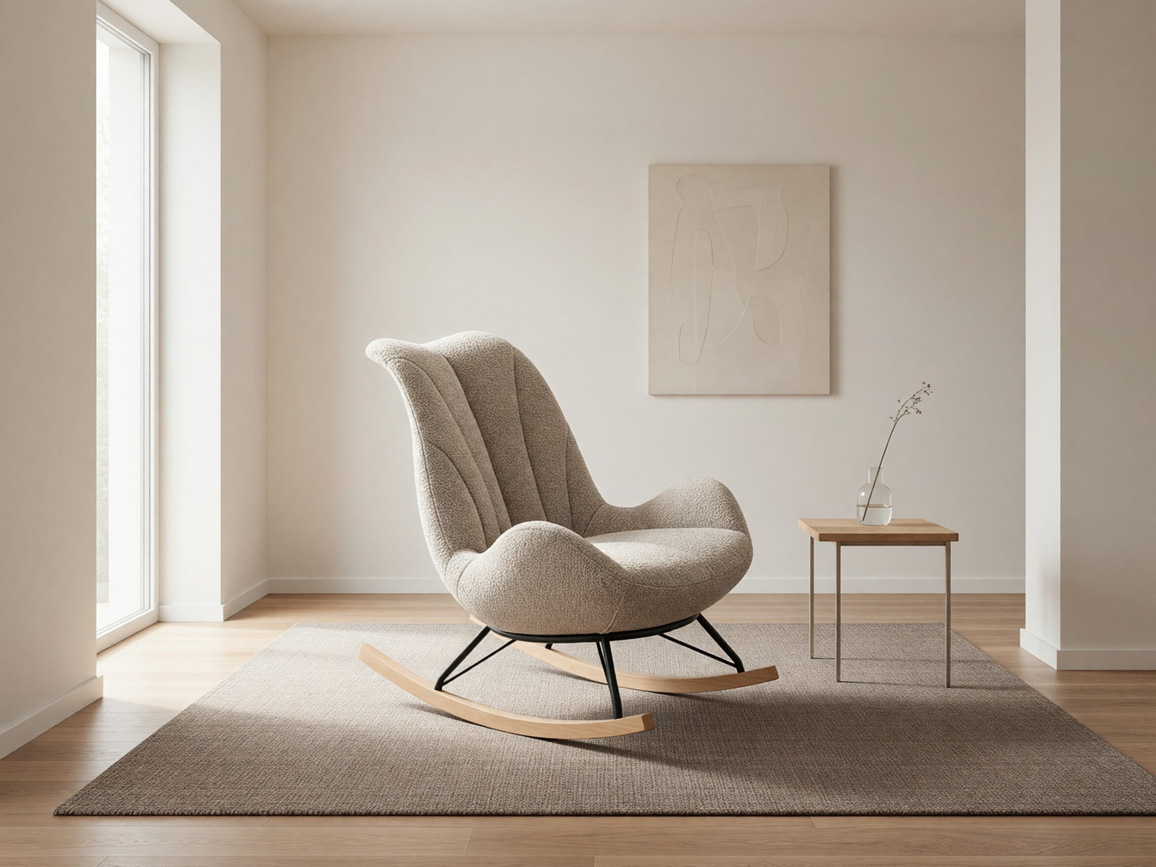 Schommelstoel Houston 2099 (Beige)