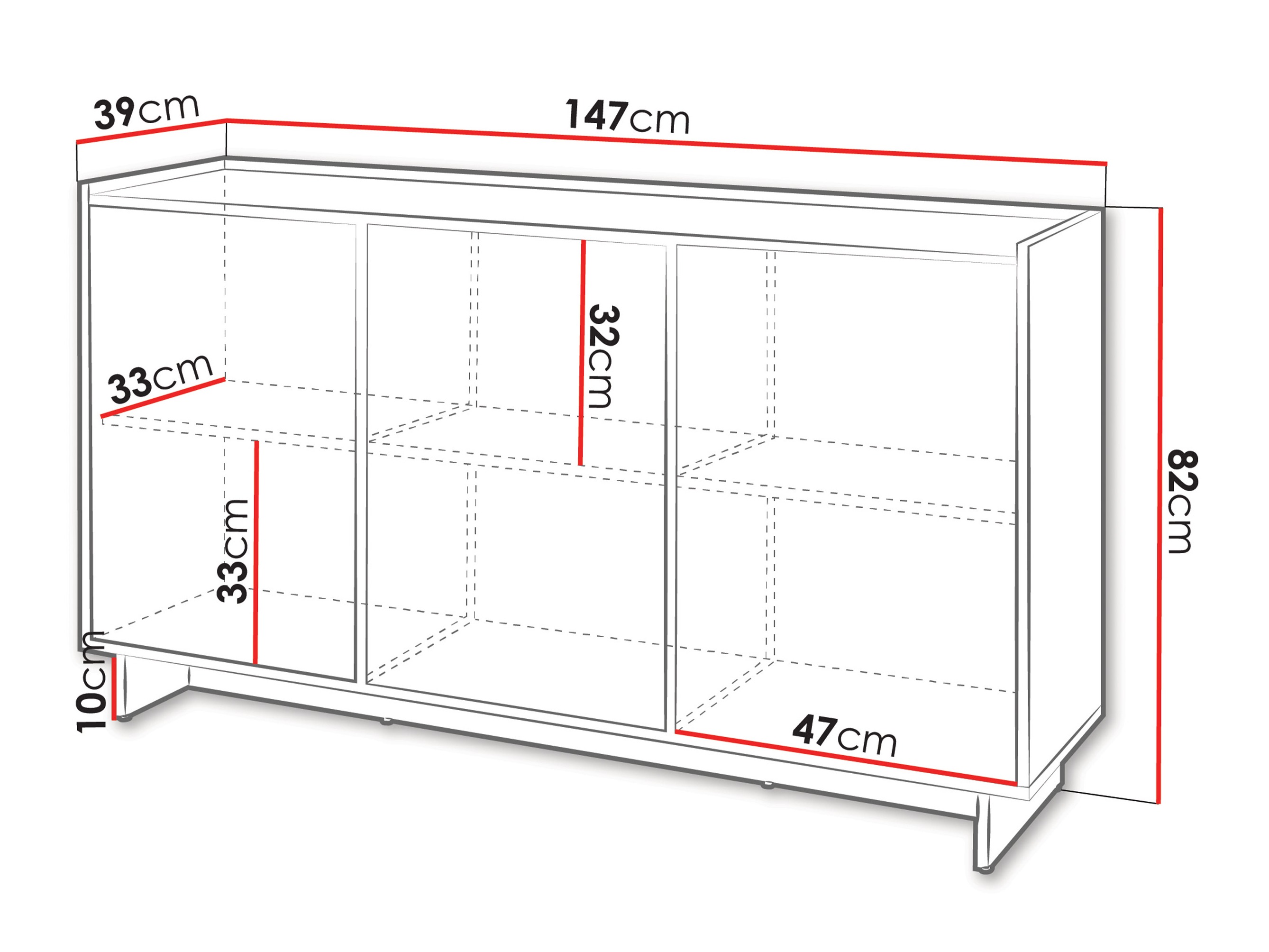 Dressoir Talcoro 100 (Kasjmier)