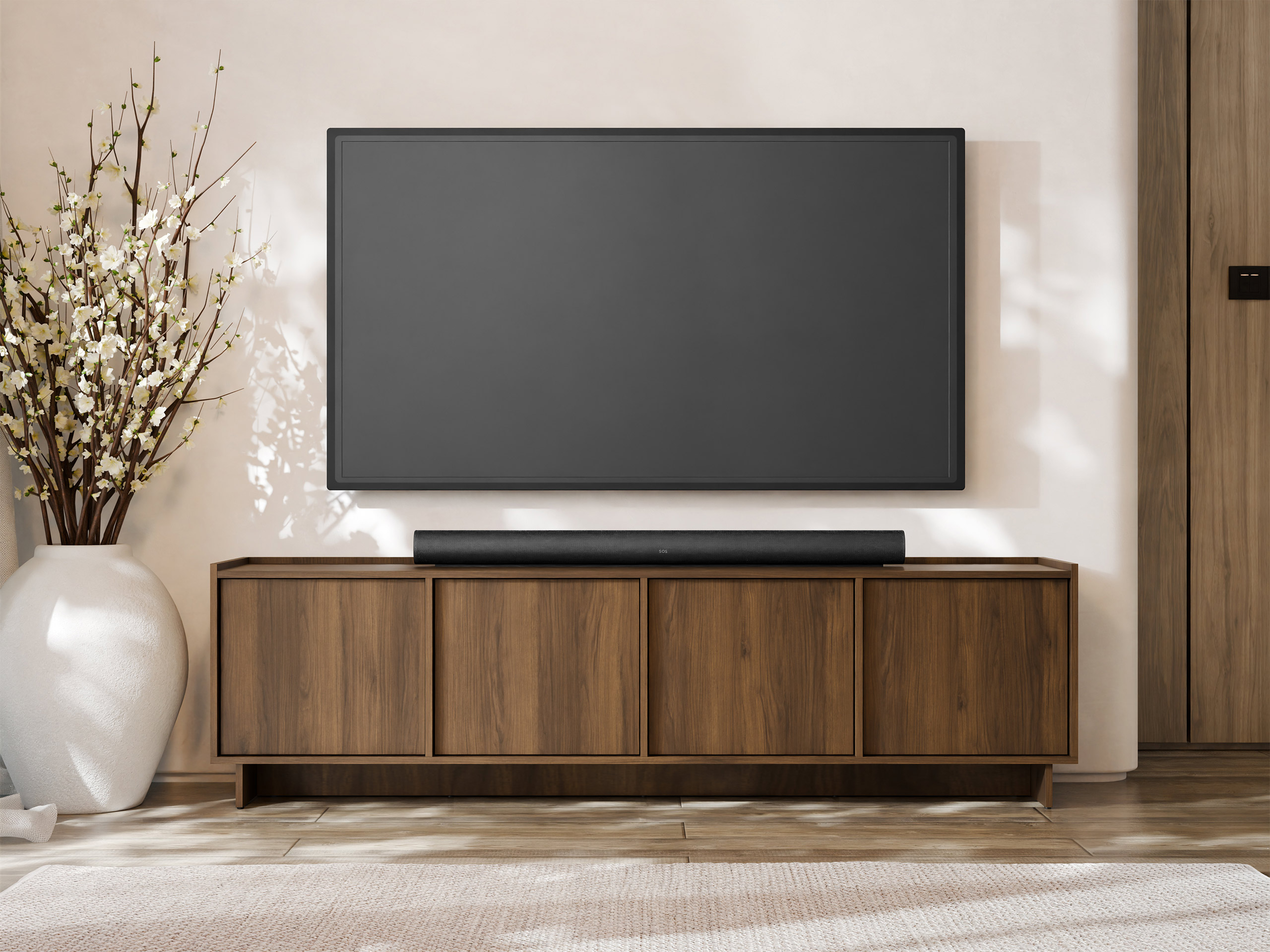 TV-meubel Talcoro 104 (Notenhout)