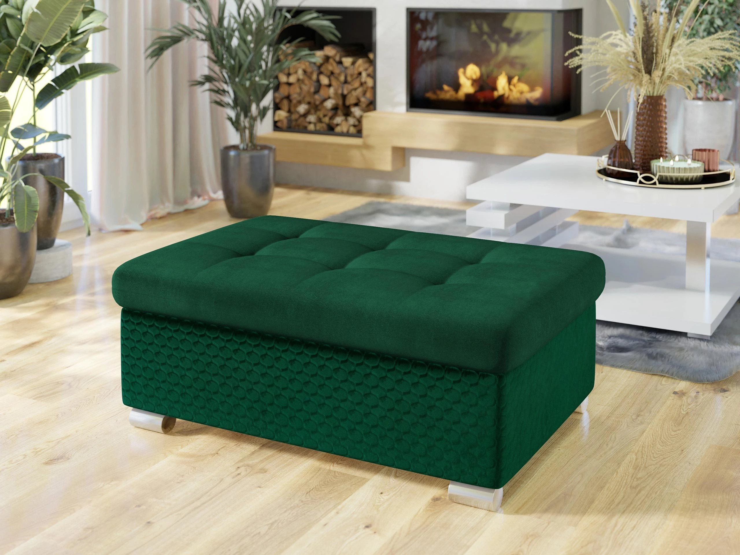Gestoffeerde bank Comfivo Gemma I (Magic Velvet 2225-151 + Venus Velvet 2941)