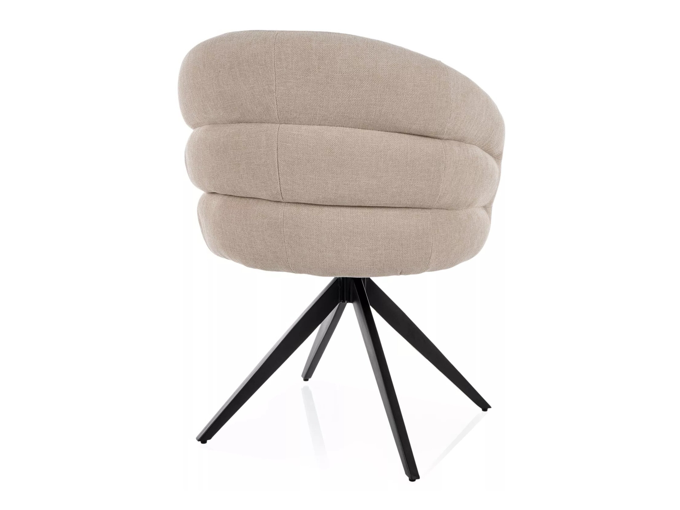 Stoel Detroit 953 (Licht beige + Zwart)