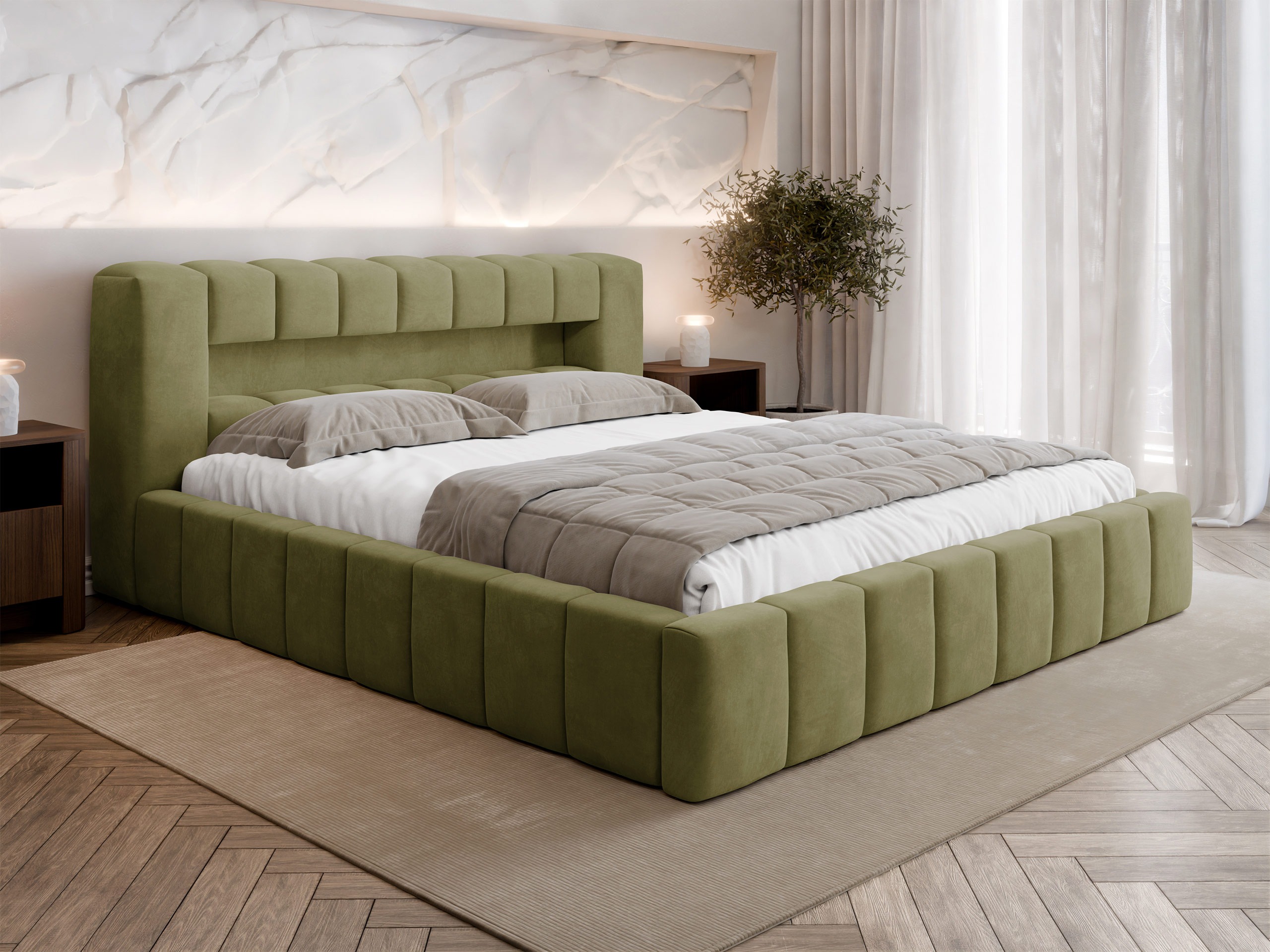 Bed Skokie 100 (Velluto 35)
