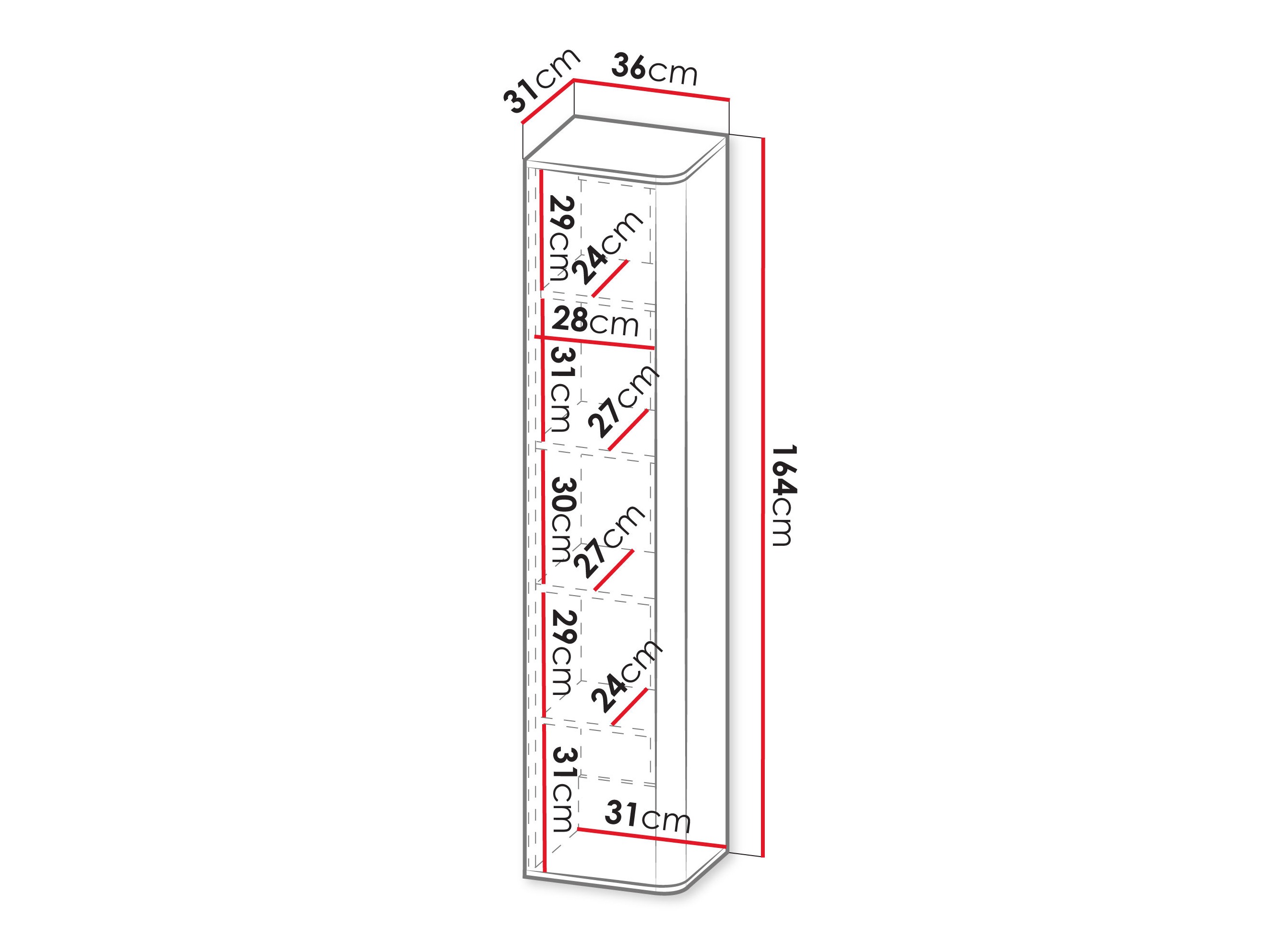 Wandplank Dormele 117 (Notenhout)